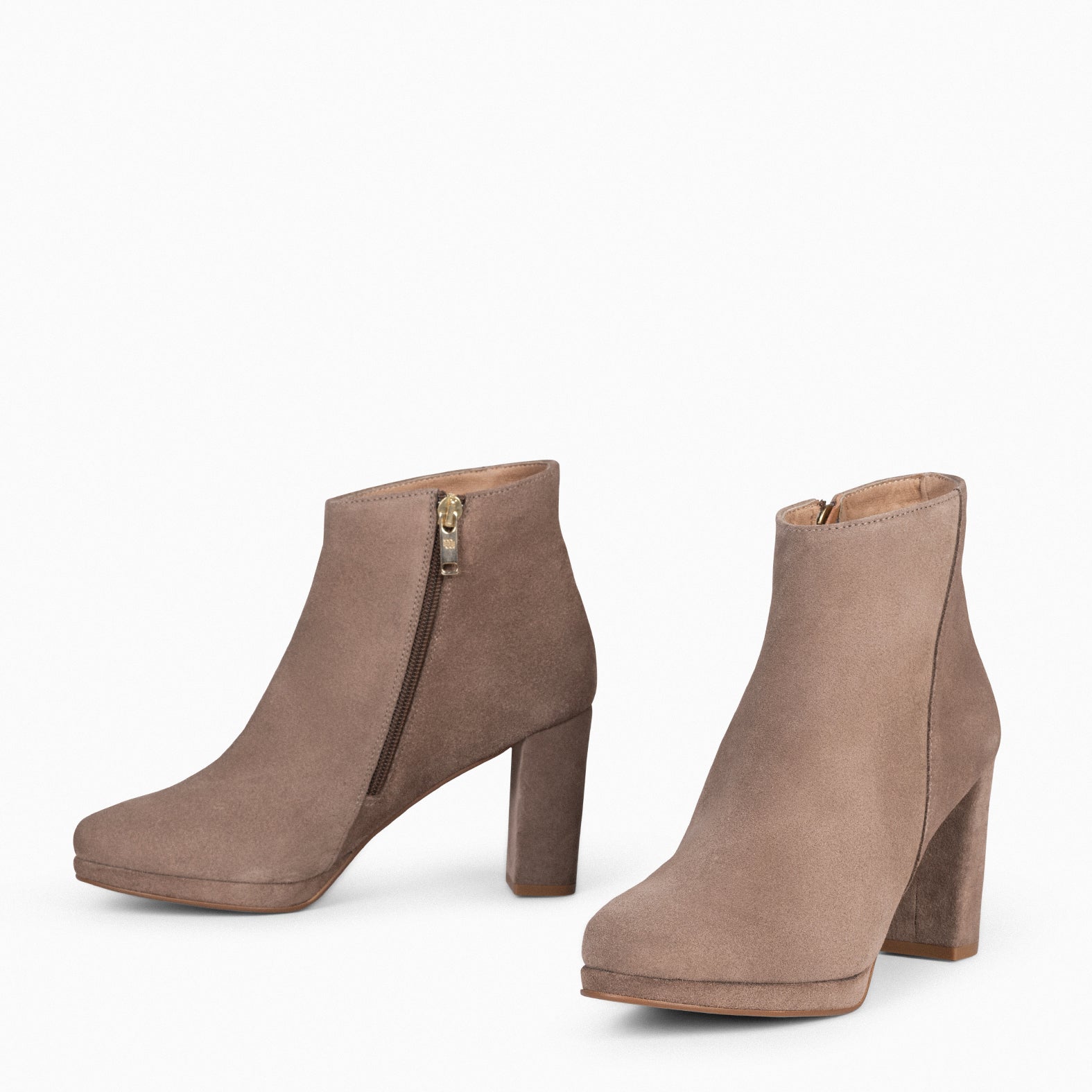 WITTEN - Botín con plataforma TAUPE