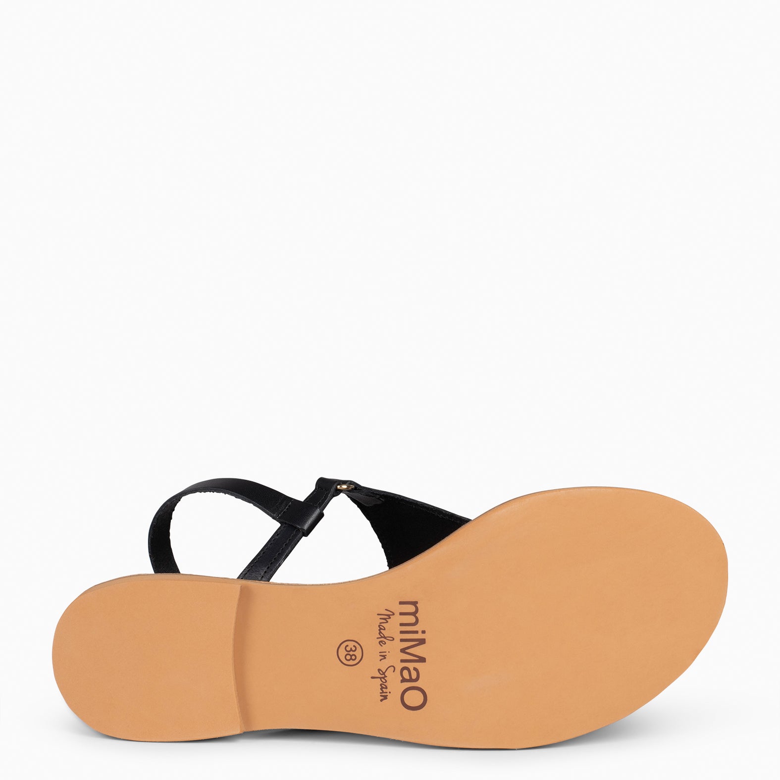 GAZANIA - BLACK SANDALS WITH BUCKLE