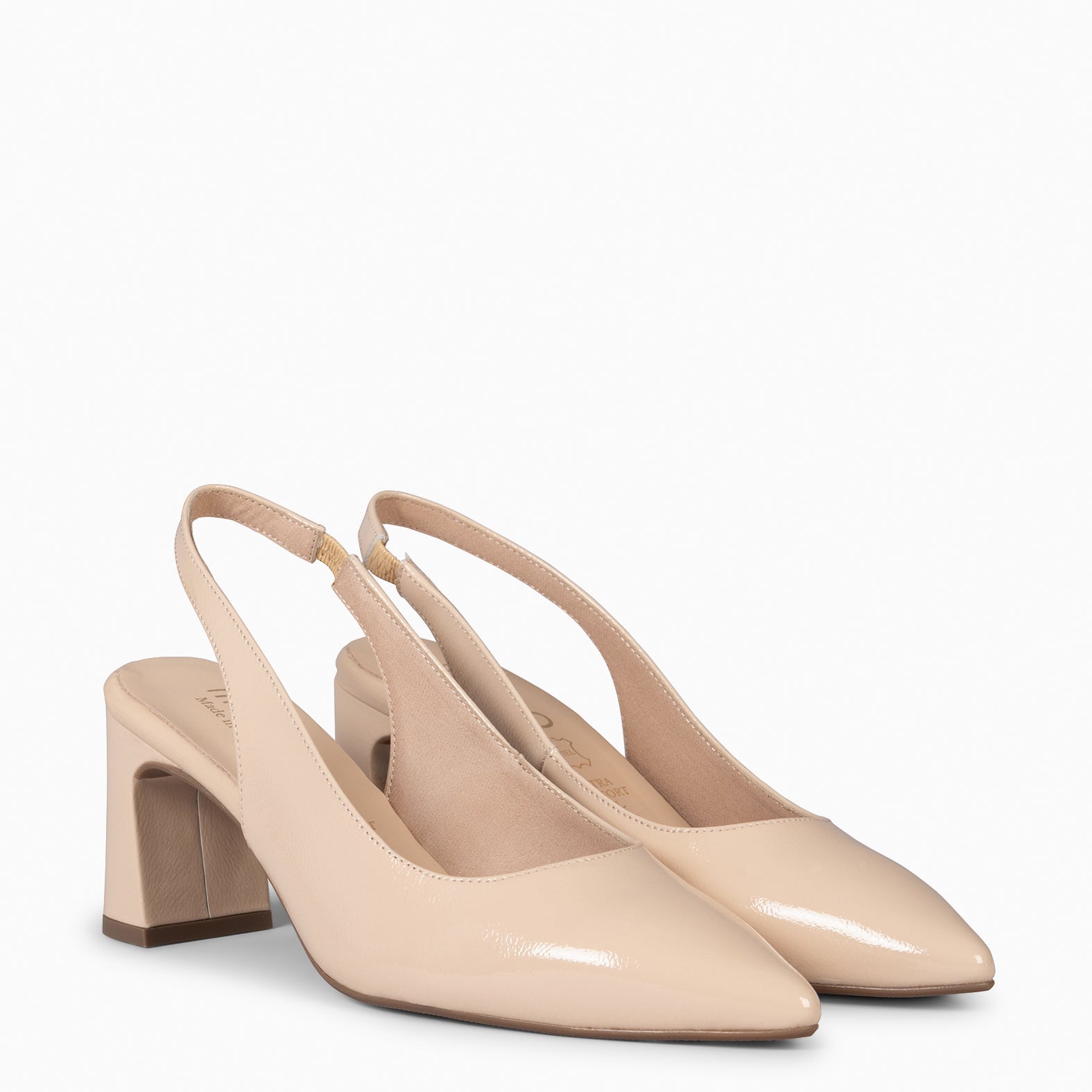 MIRIAM - Zapato destalonado NUDE