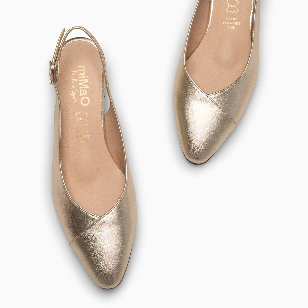 MARTINA - GOLD SLING-BACK