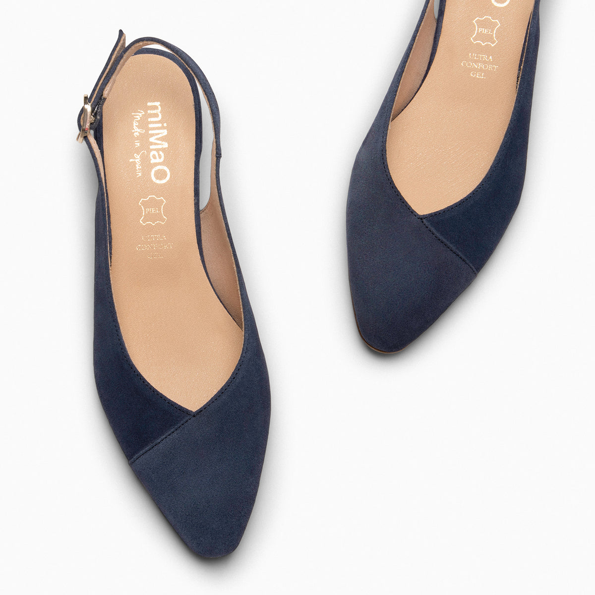 MARTINA - NAVY SLING-BACK
