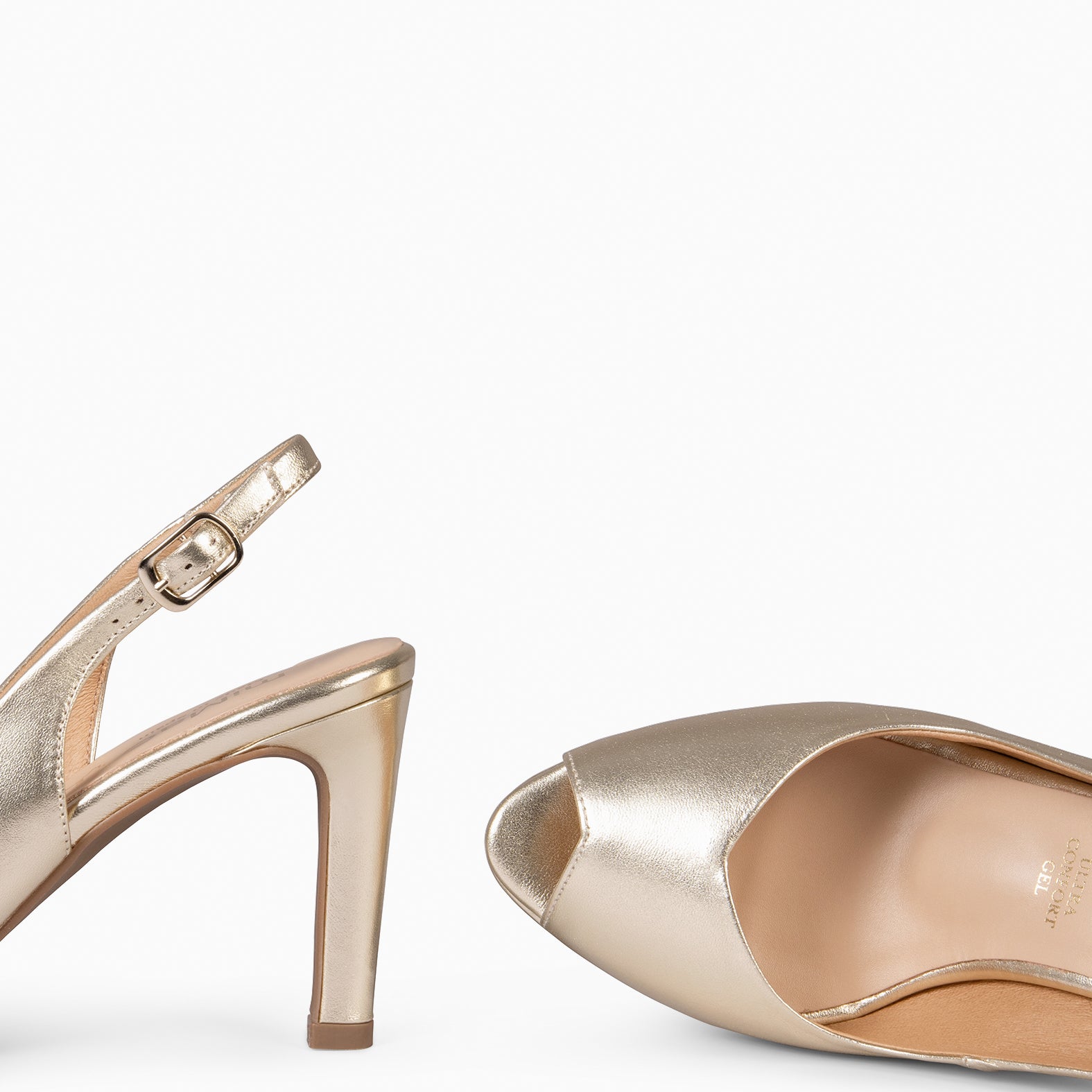 ELSA - GOLDEN High-heeled slingback