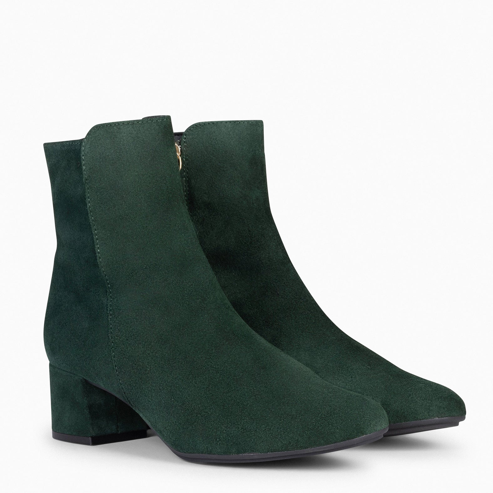 MAIA – GREEN Women Suede Booties