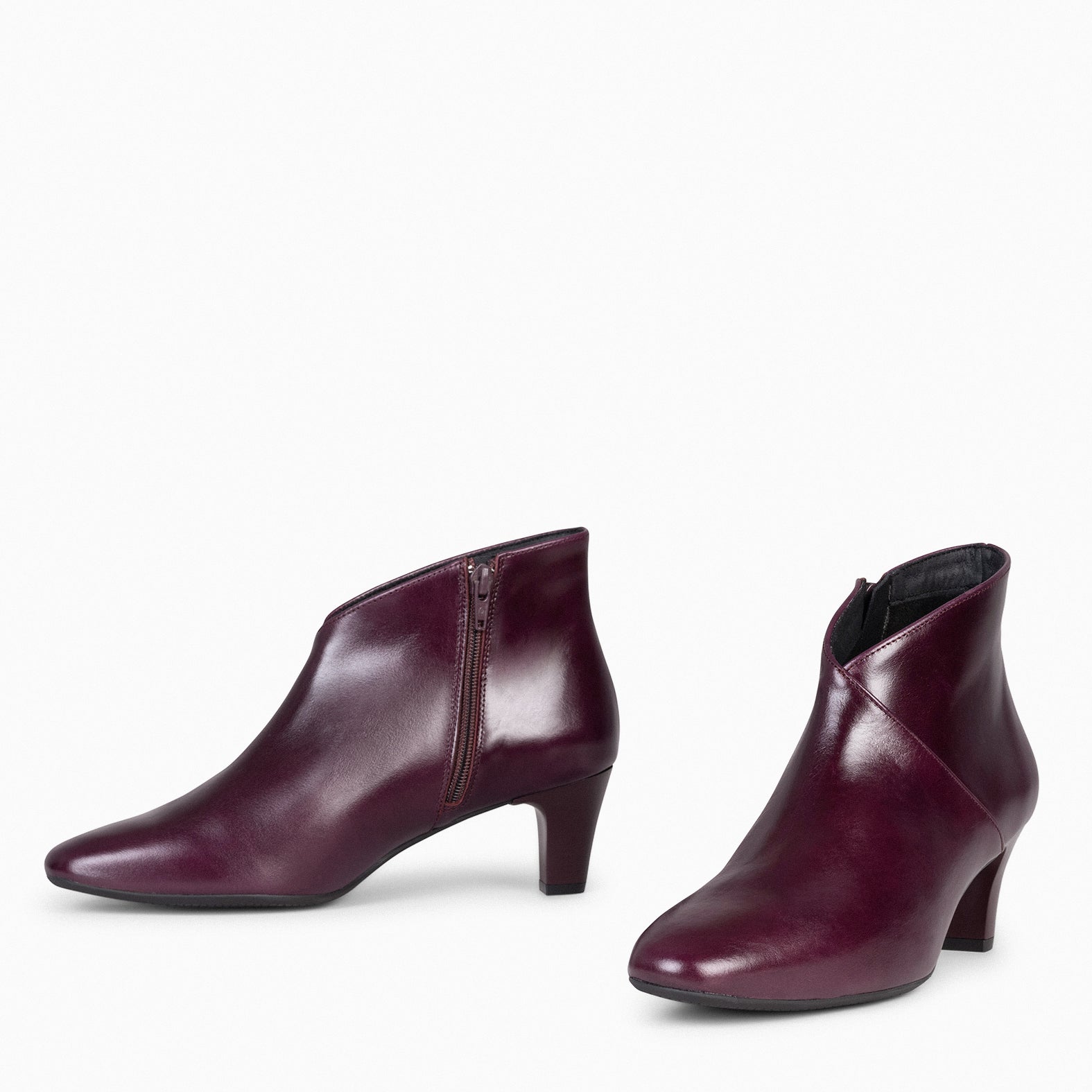 LADY – BURGUNDY Women nappa booties