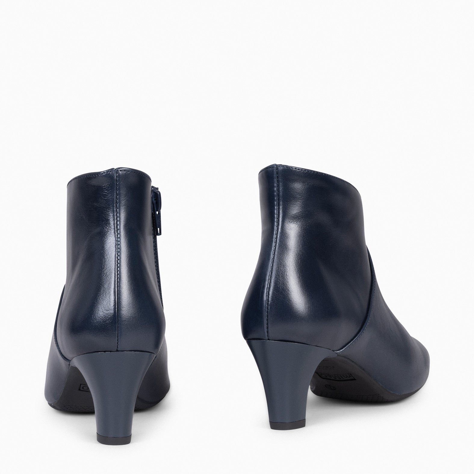 LADY – NAVY Women nappa booties