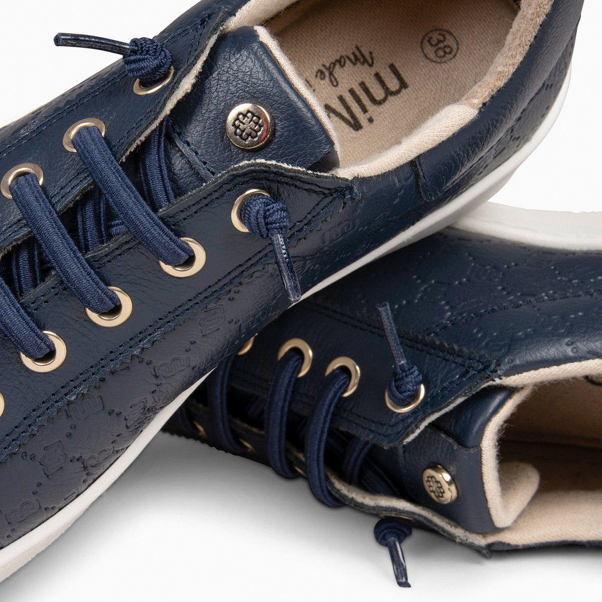 LILLE – NAVY ELEGANT SNEAKERS