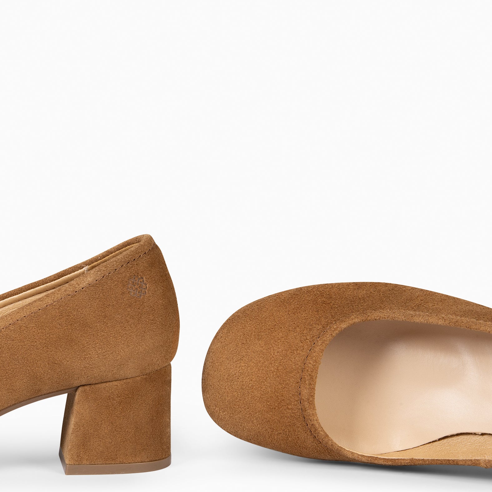 URBAN BARESOFT - CAMEL WIDE HEEL SHOES
