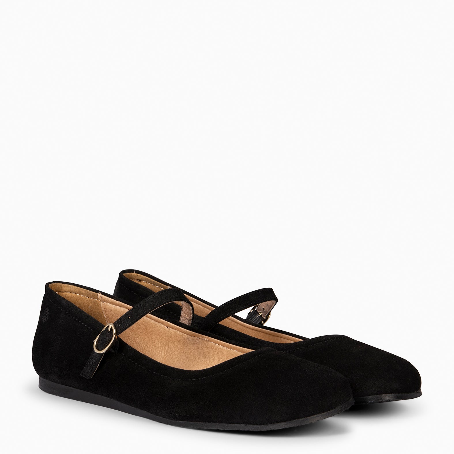 JAZMÍN - MERCEDITA PLANA ESTILO BARESOFT NEGRO - miMaO ®