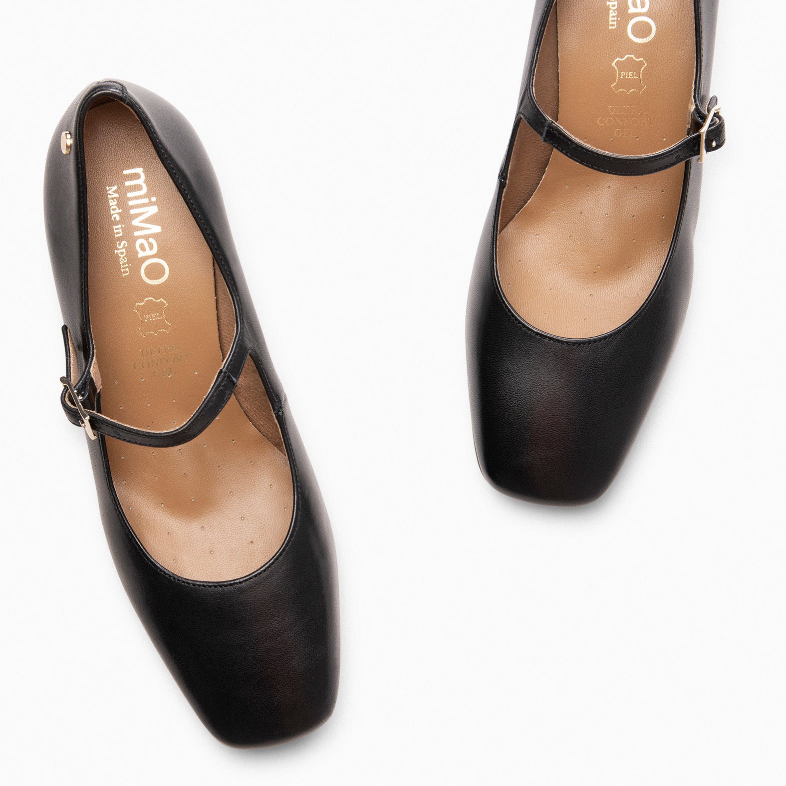 BELLA - TAUPE suede leather mary-jane