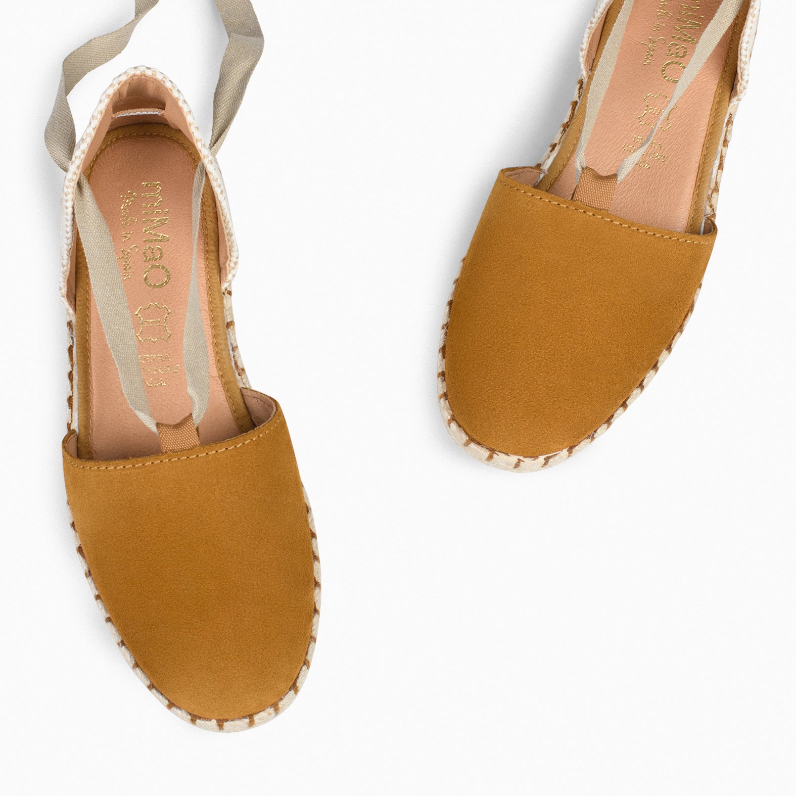 ALGARVE – Alpargatas abiertas y planas de mujer WHISKY