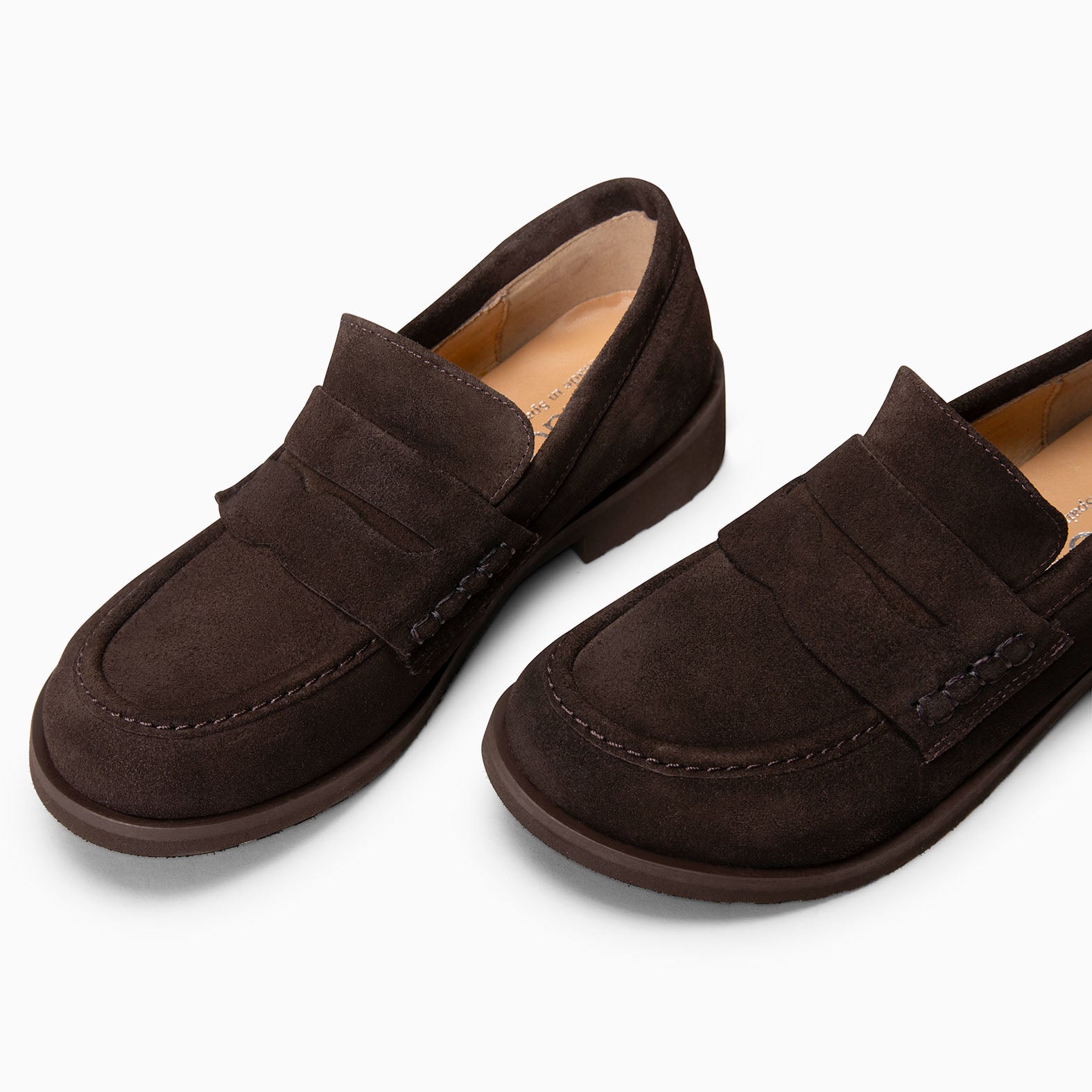 HARVARD - Mocasines planos de piel MARRON - miMaO ®