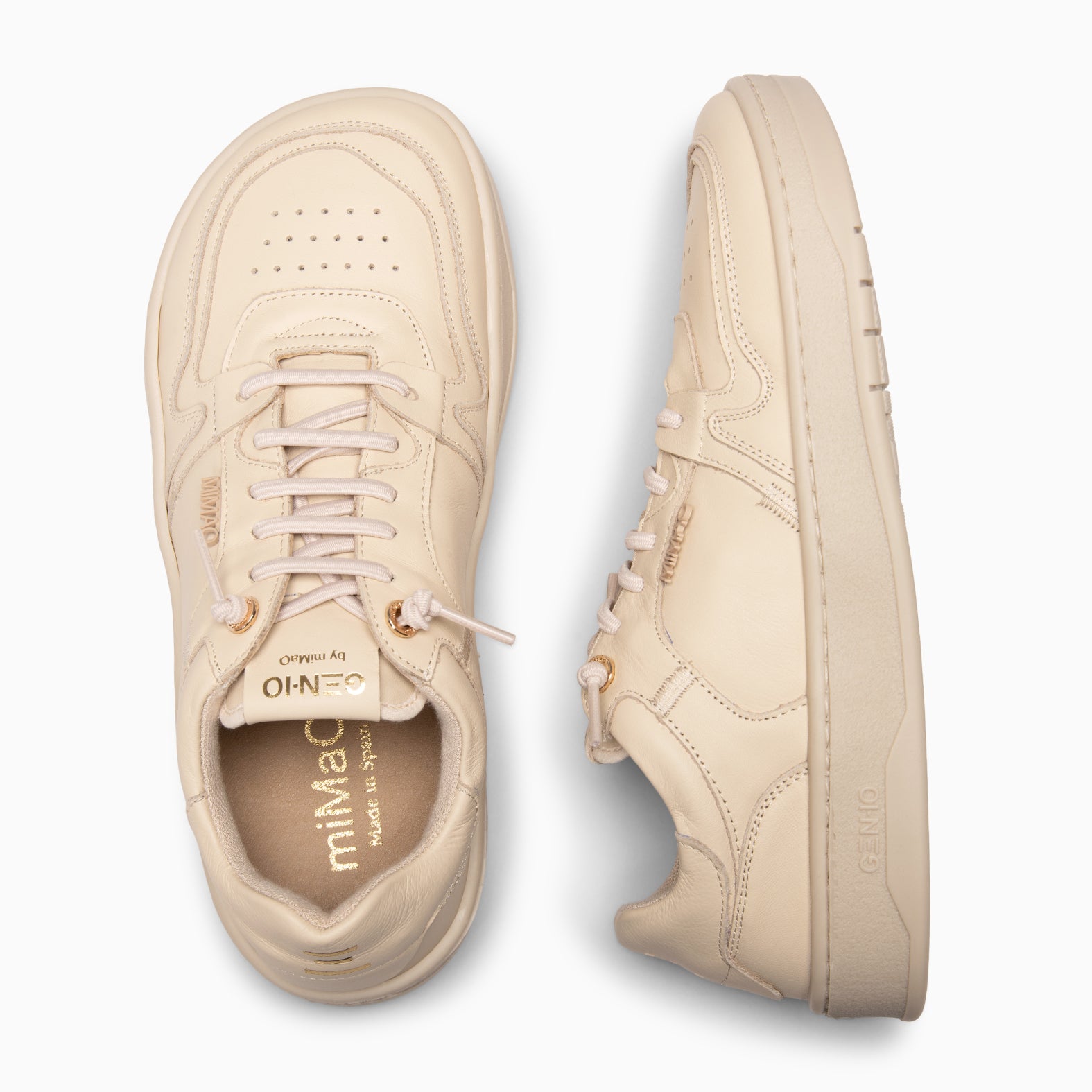GENIUS - BEIGE NAPA Baresoft sneaker