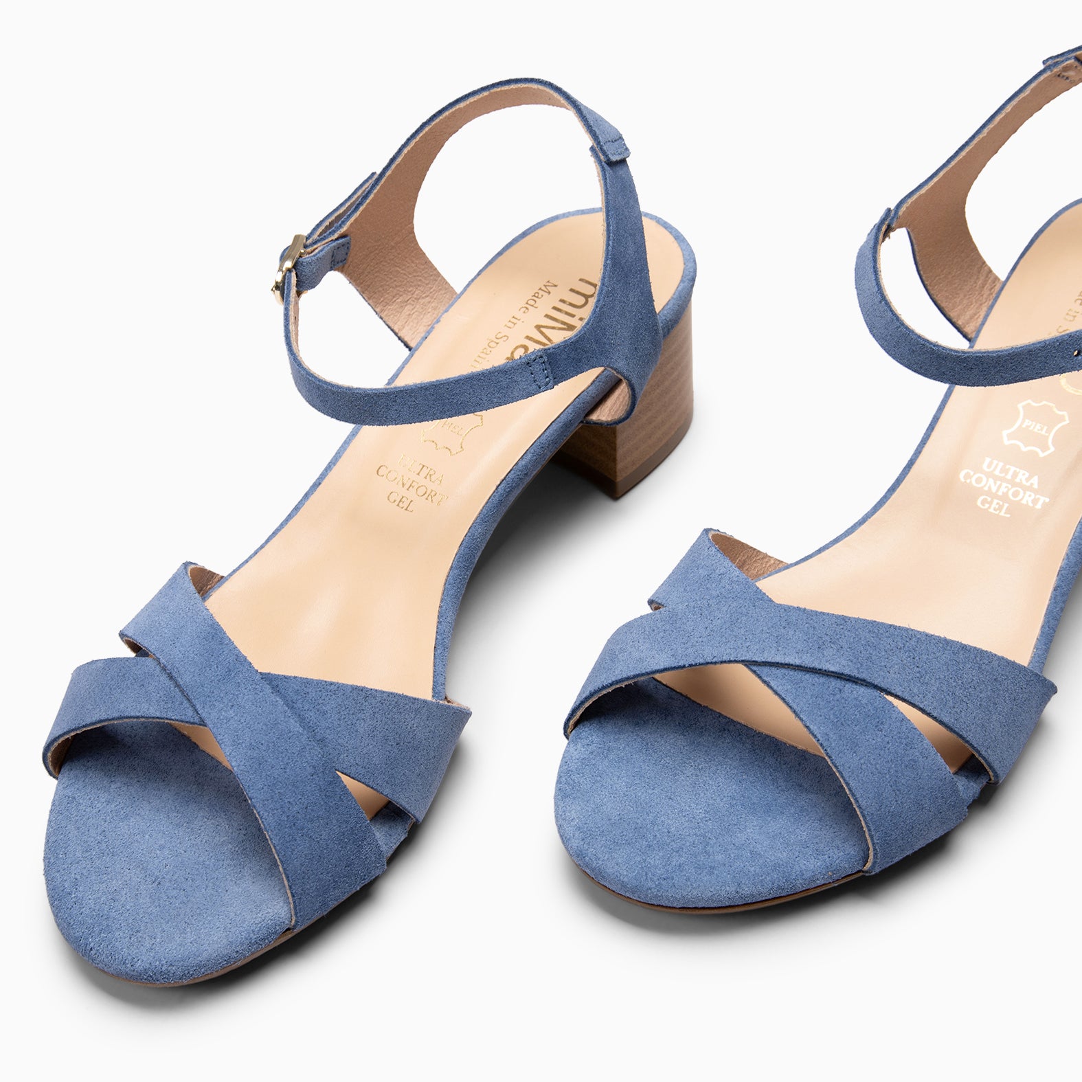 ORIANA - Sandalias de tacón de ante JEANS