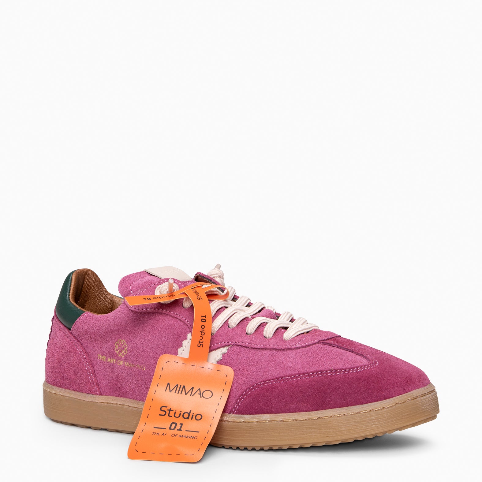 STÜDIO 01 - FUCHIA Suede sneakers