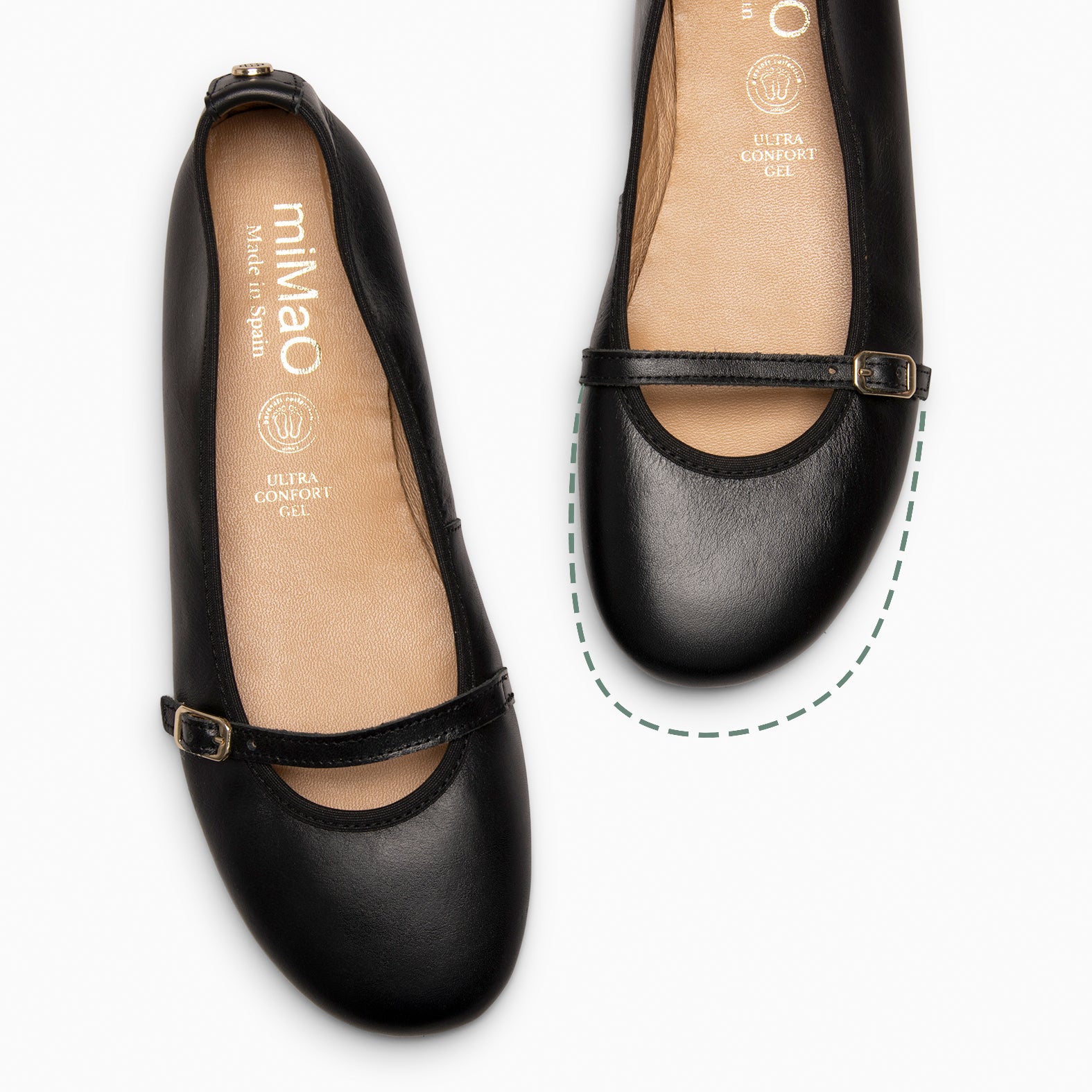 MANDY - BAILARINA PLANA BARESOFT NEGRO