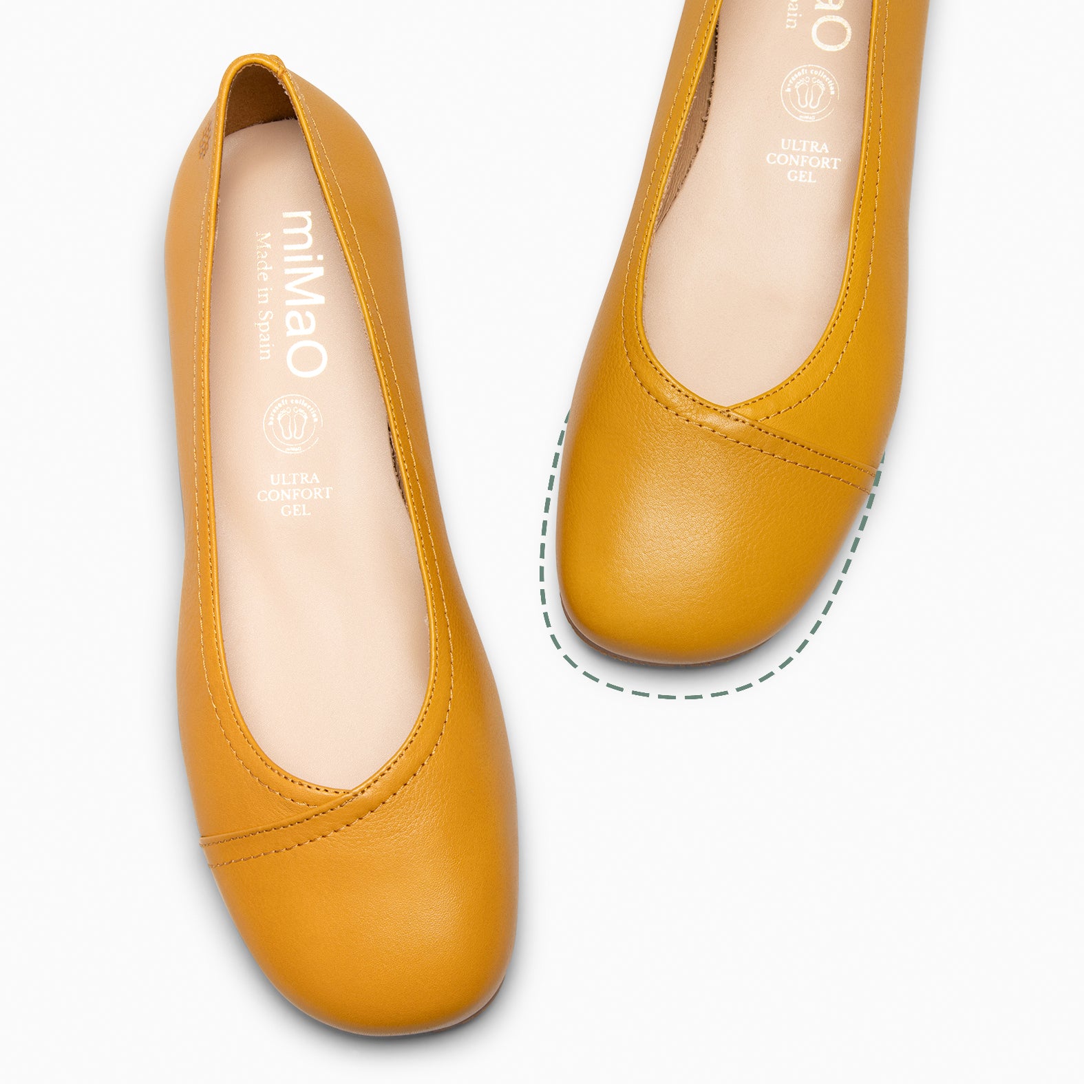 PLUMA - MUSTARD BALLERINE BARESOFT