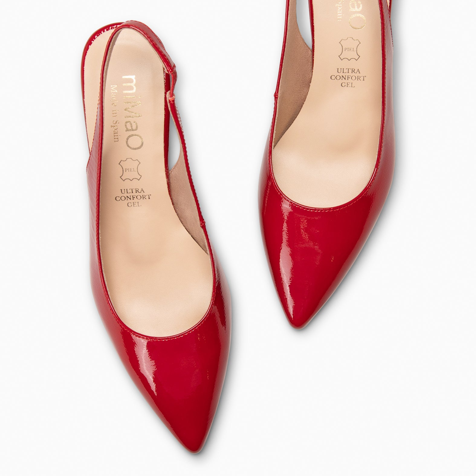MIRIAM - RED SLING-BACK SHOE