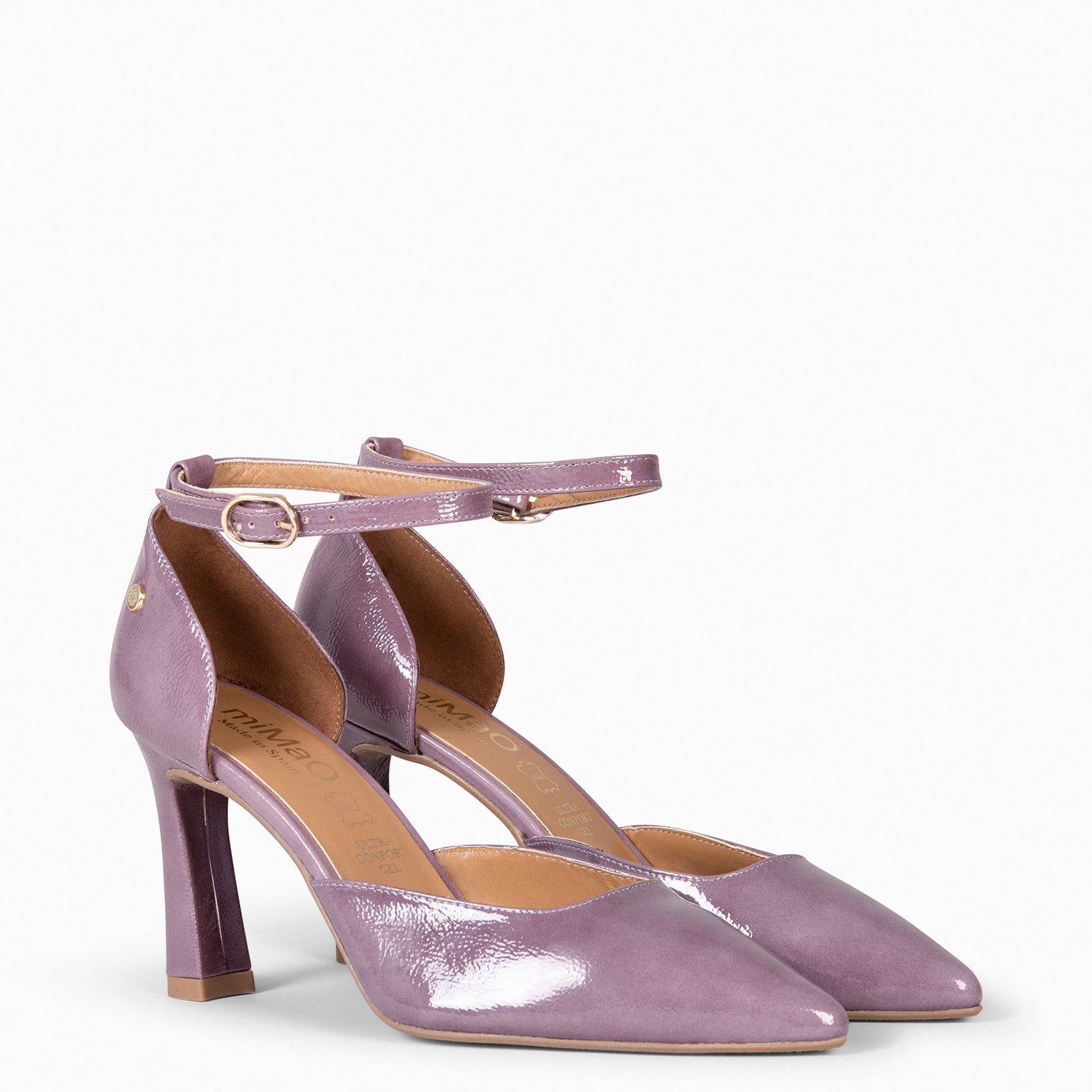 AINHOA - Zapato de tacón punta fina MALVA - miMaO ®