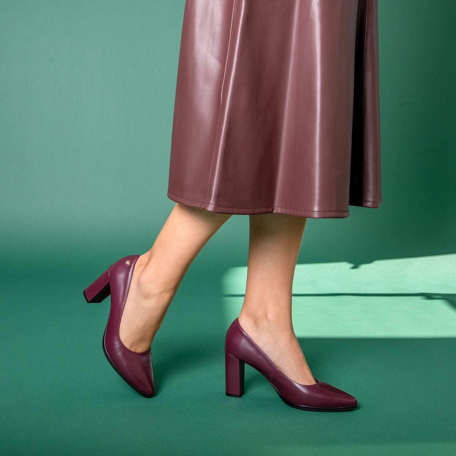 URBAN SALÓN - Zapatos de tacón alto de napa en BURDEOS