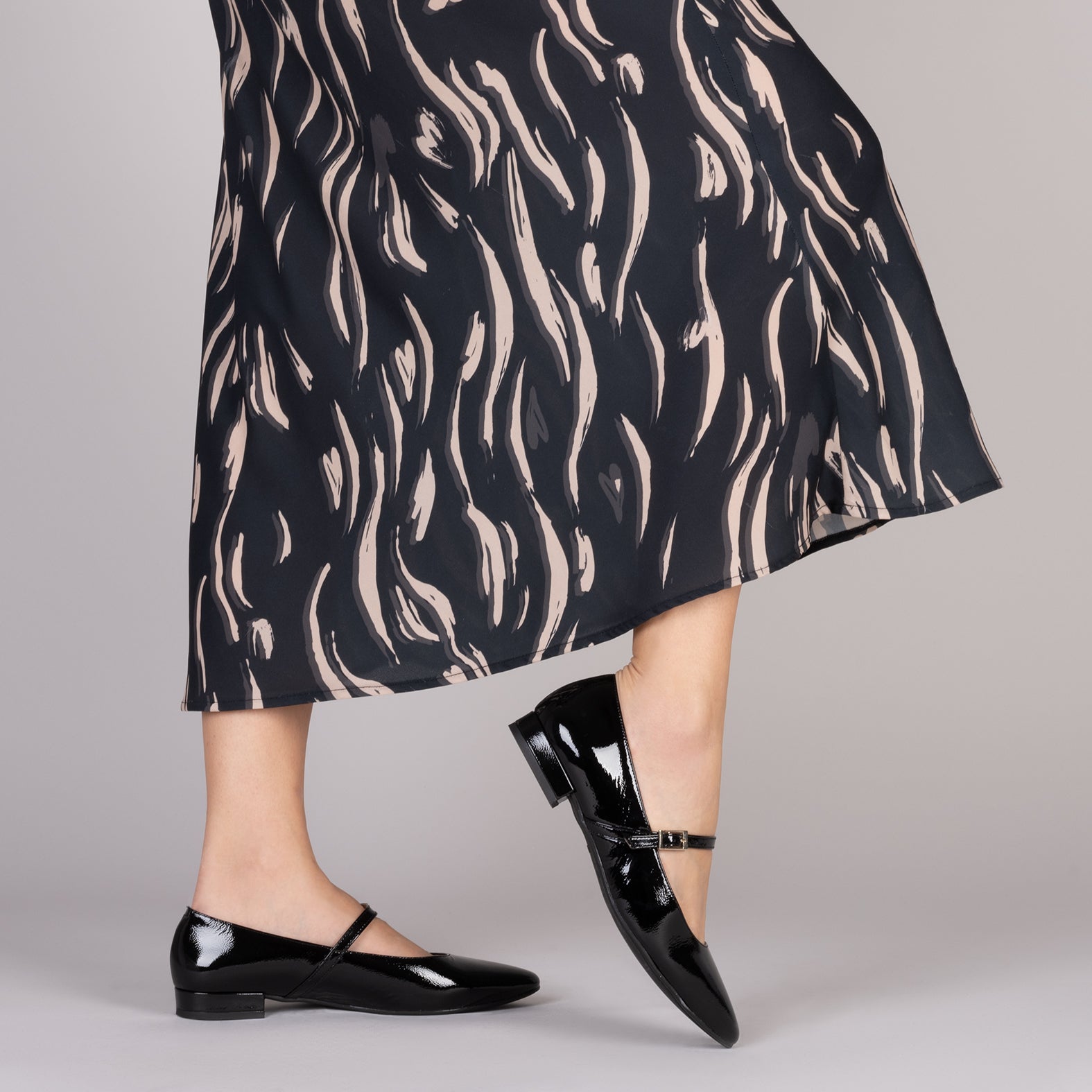 BABIES – Chaussures plates avec bracelet NOIR