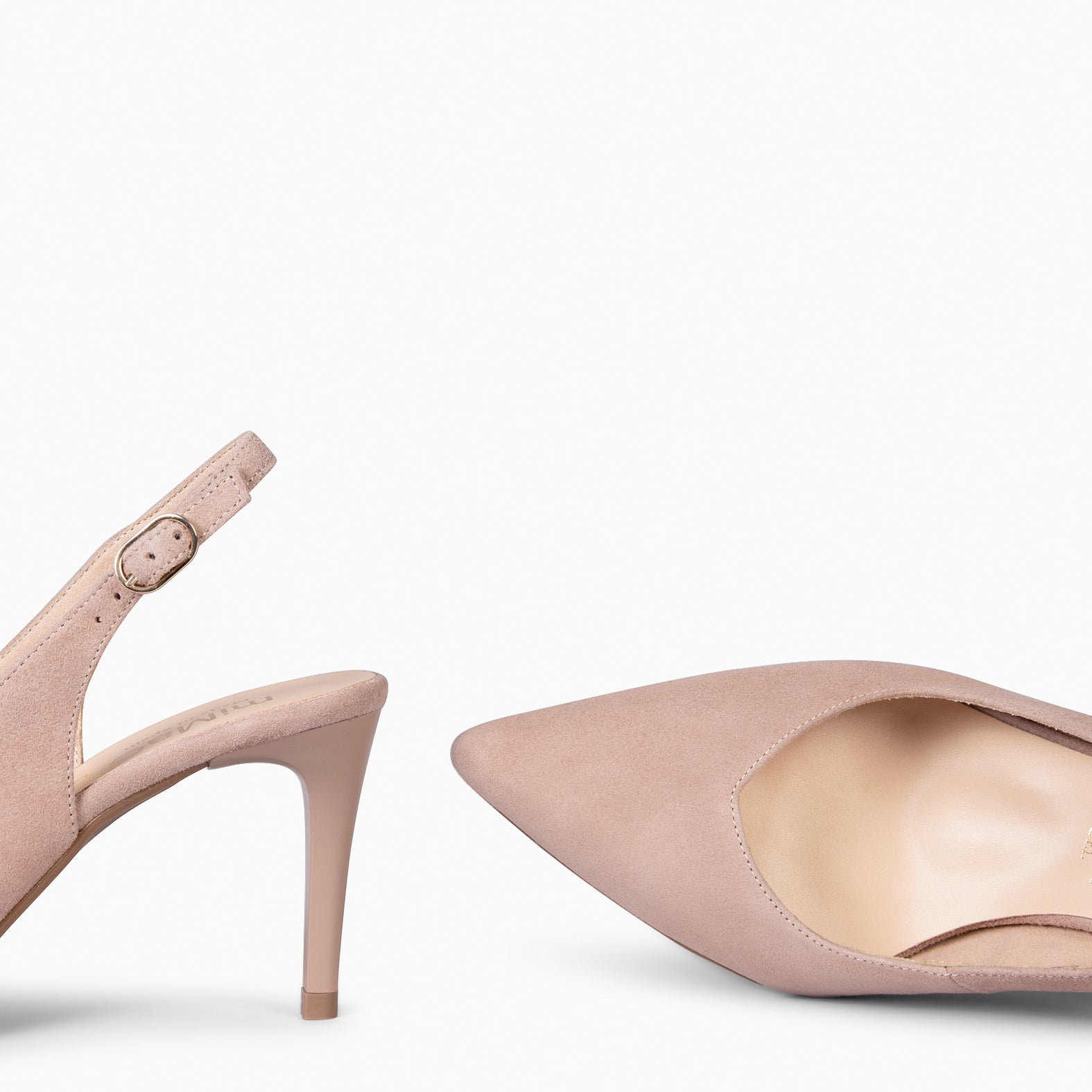 CANDELA - ZAPATOS ELEGANTES DESTALONADOS NUDE