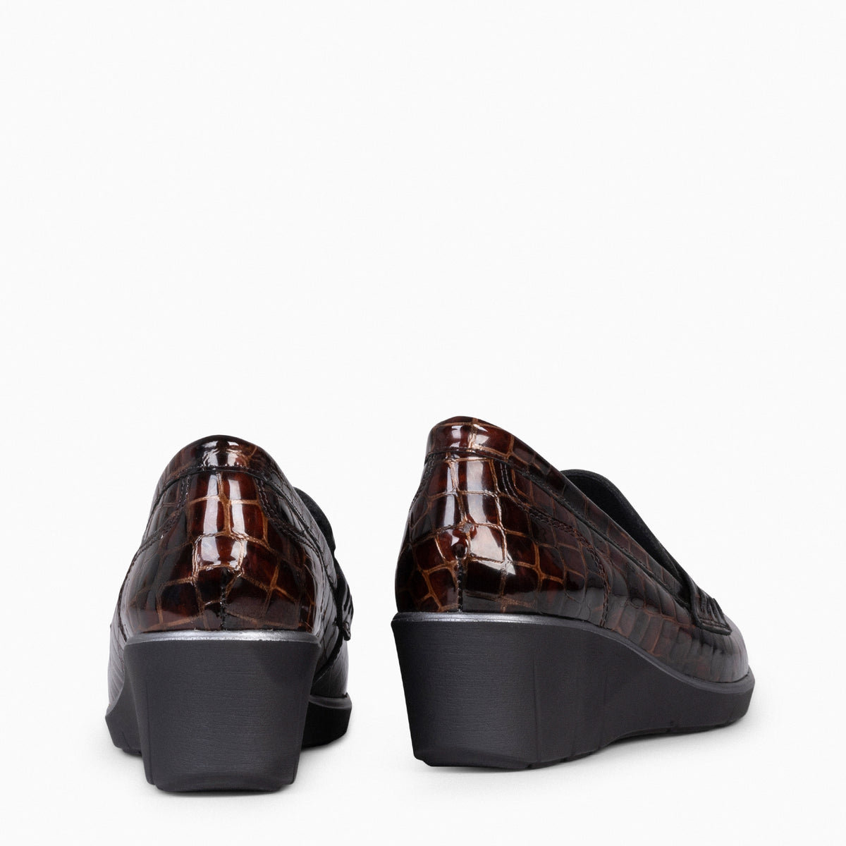 BORLAS COCO - Mocasín borlas mujer MARRÓN