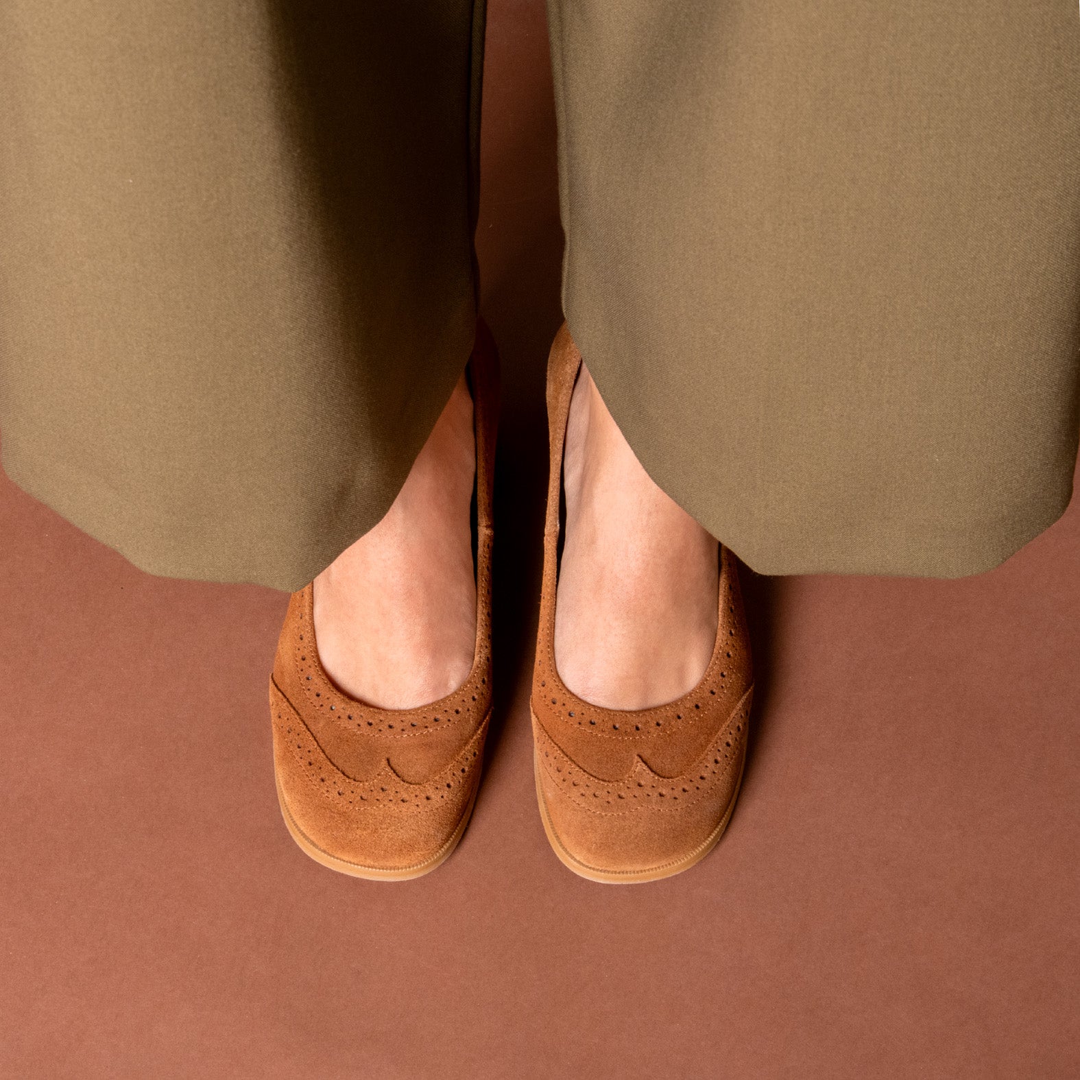 EDEN - Zapatos de tacón ancho baresoft CAMEL