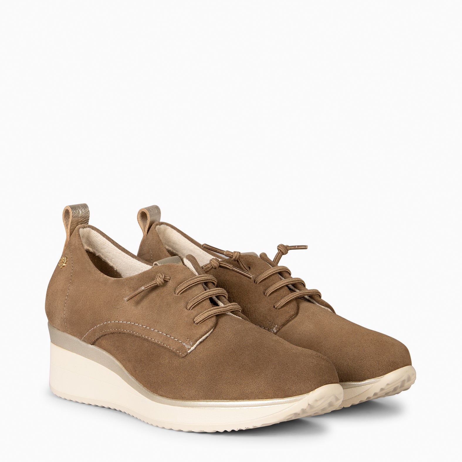 CASSEL - DEPORTIVA CON CUÑA TAUPE