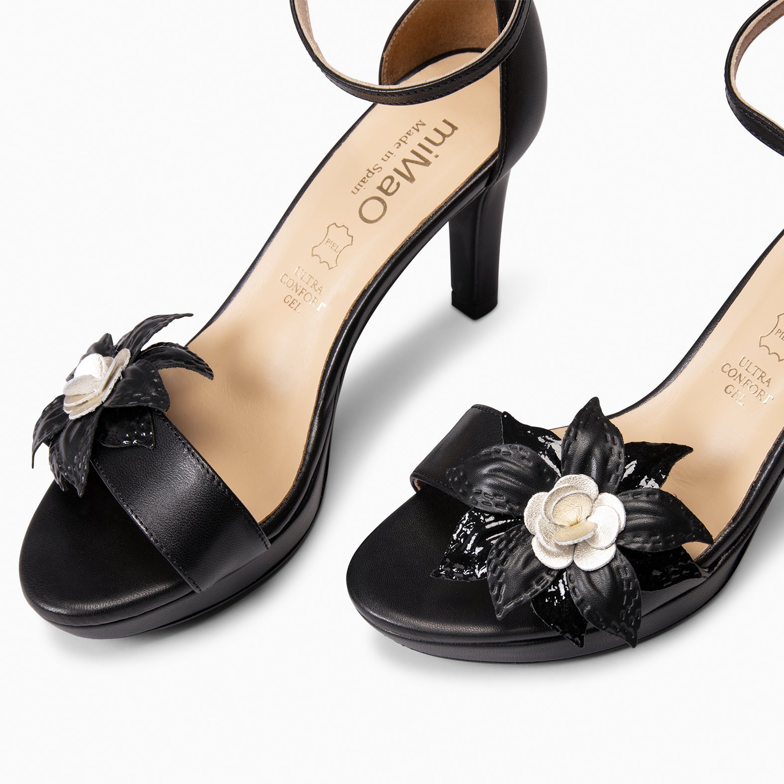SELENE - BLACK BRIDAL SANDAL