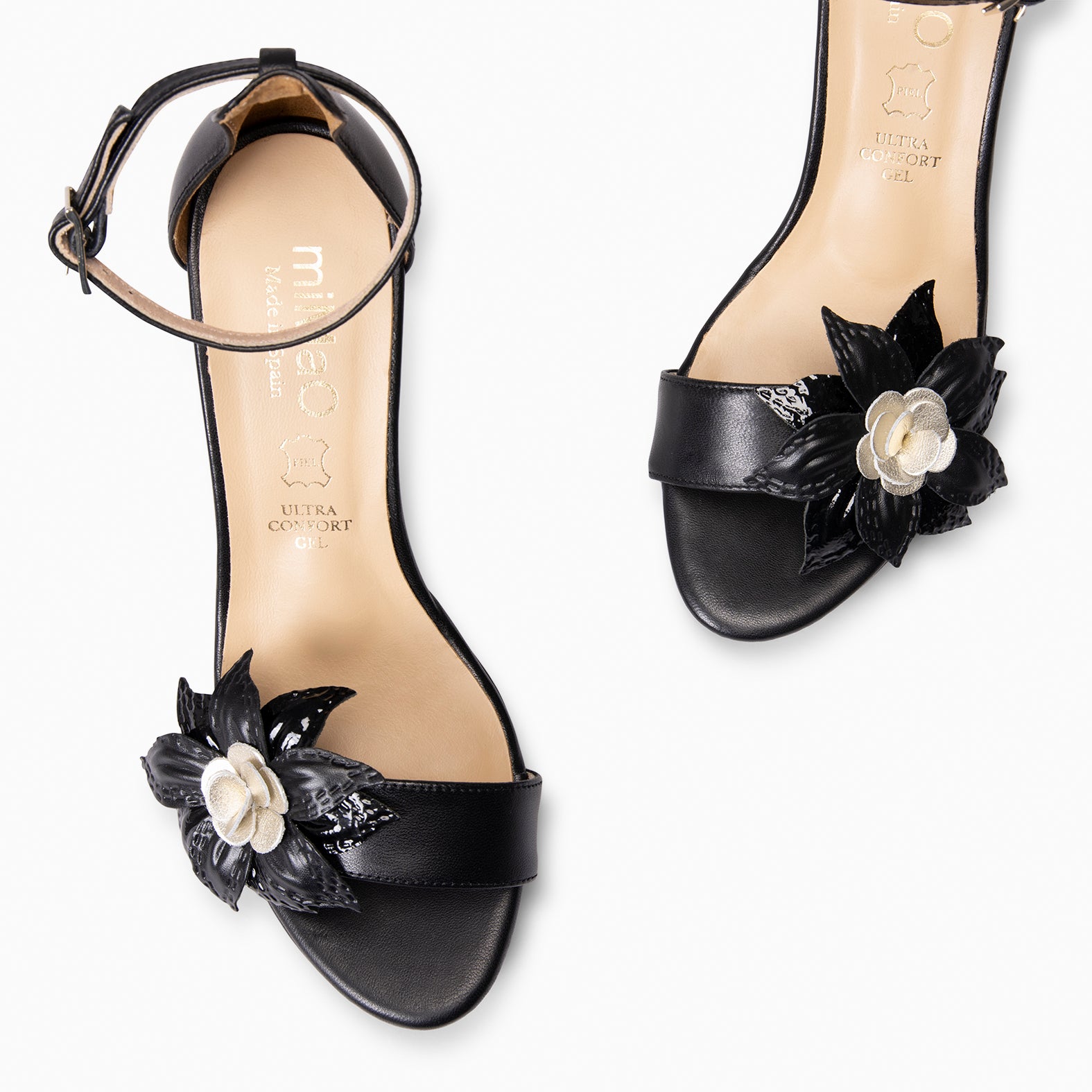 SELENE - BLACK BRIDAL SANDAL