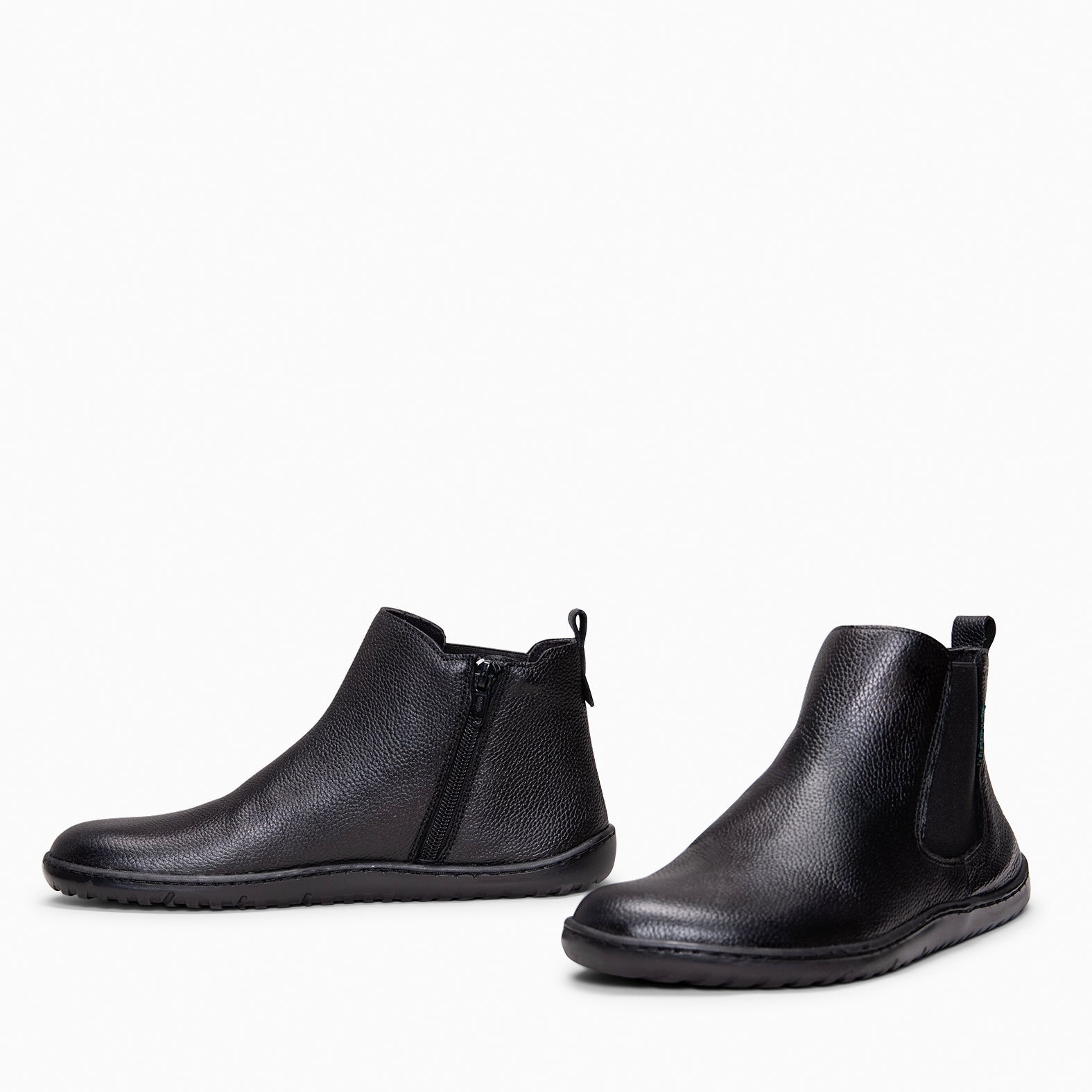 SAND -Botines tipo barefoot con elástico NEGRO