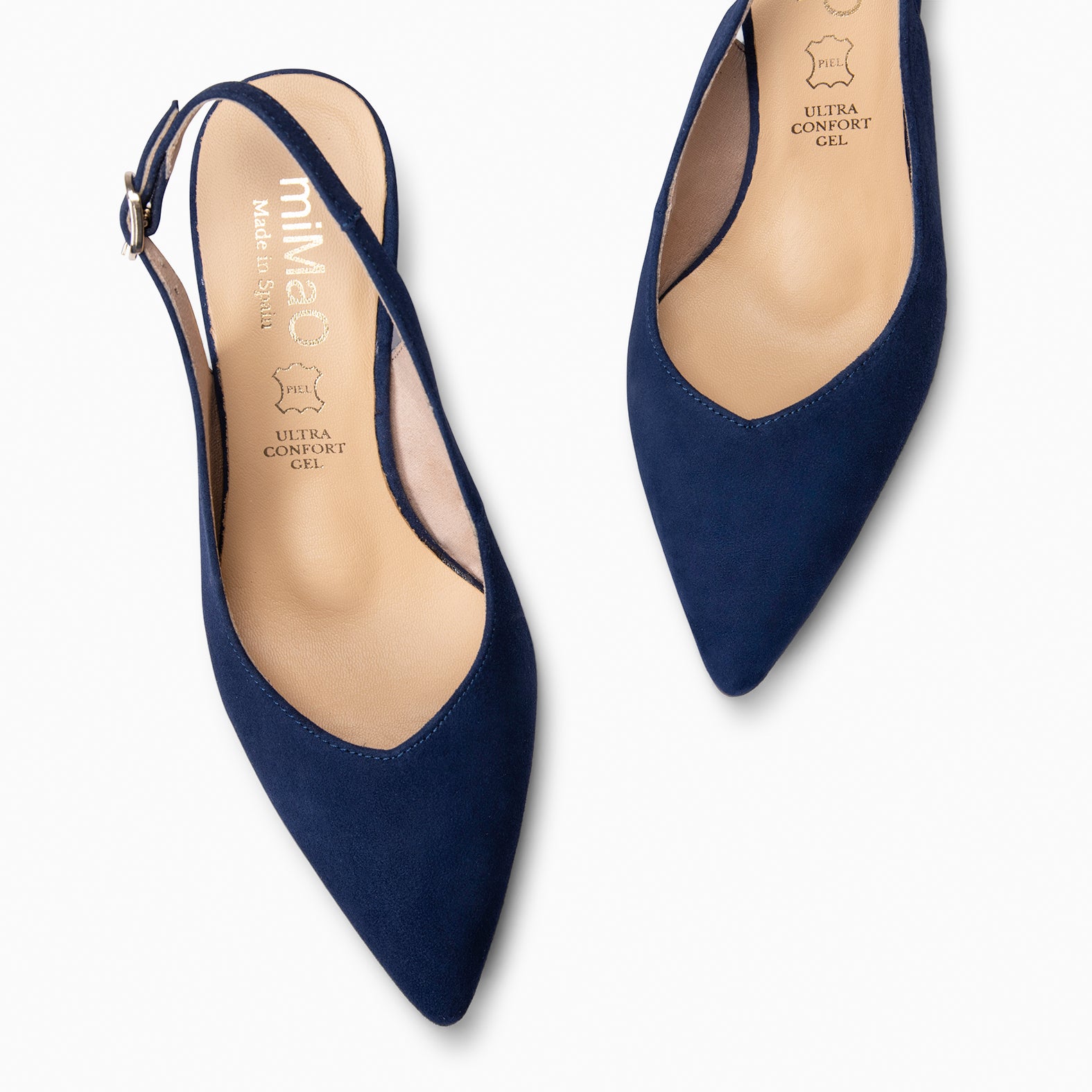 CANDELA - NAVY ELEGANT SLING-BACK