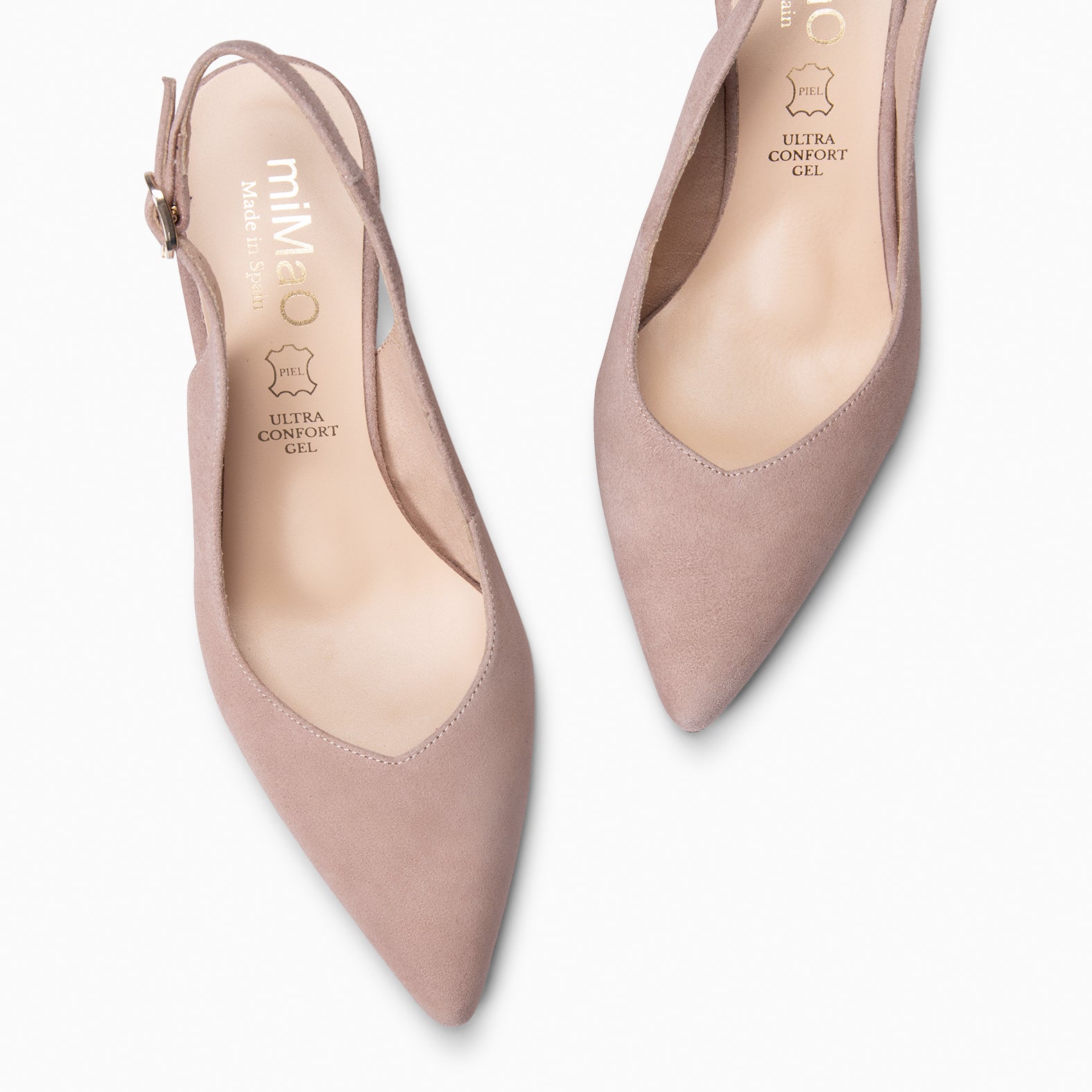 CANDELA - ZAPATOS ELEGANTES DESTALONADOS NUDE