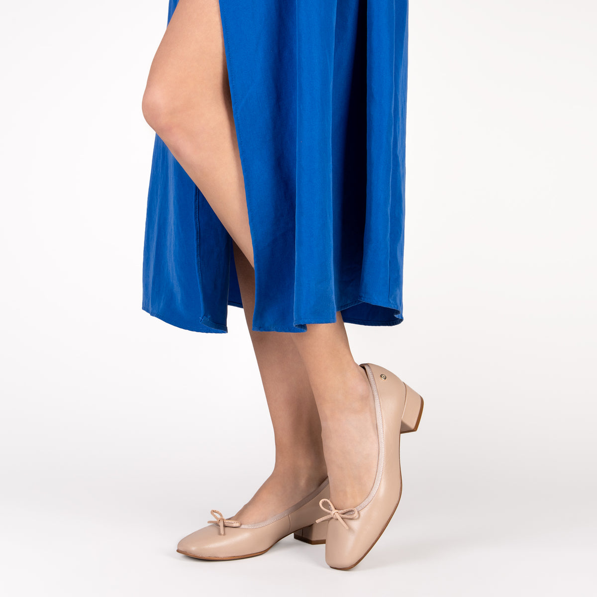 OPERA – NUDE ballerina with heel