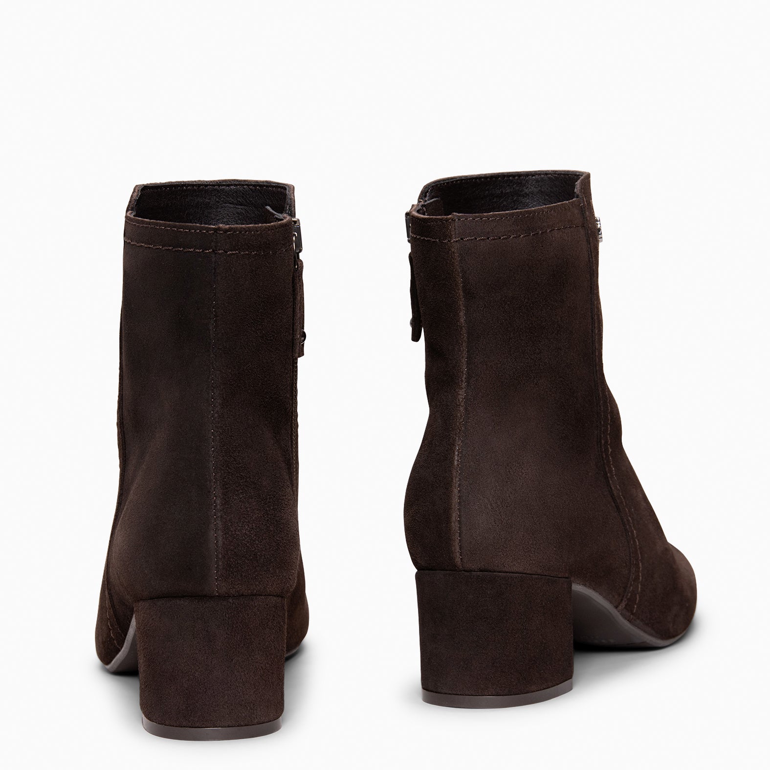 COLMAR - Bottines pour pieds larges en daim MARRON