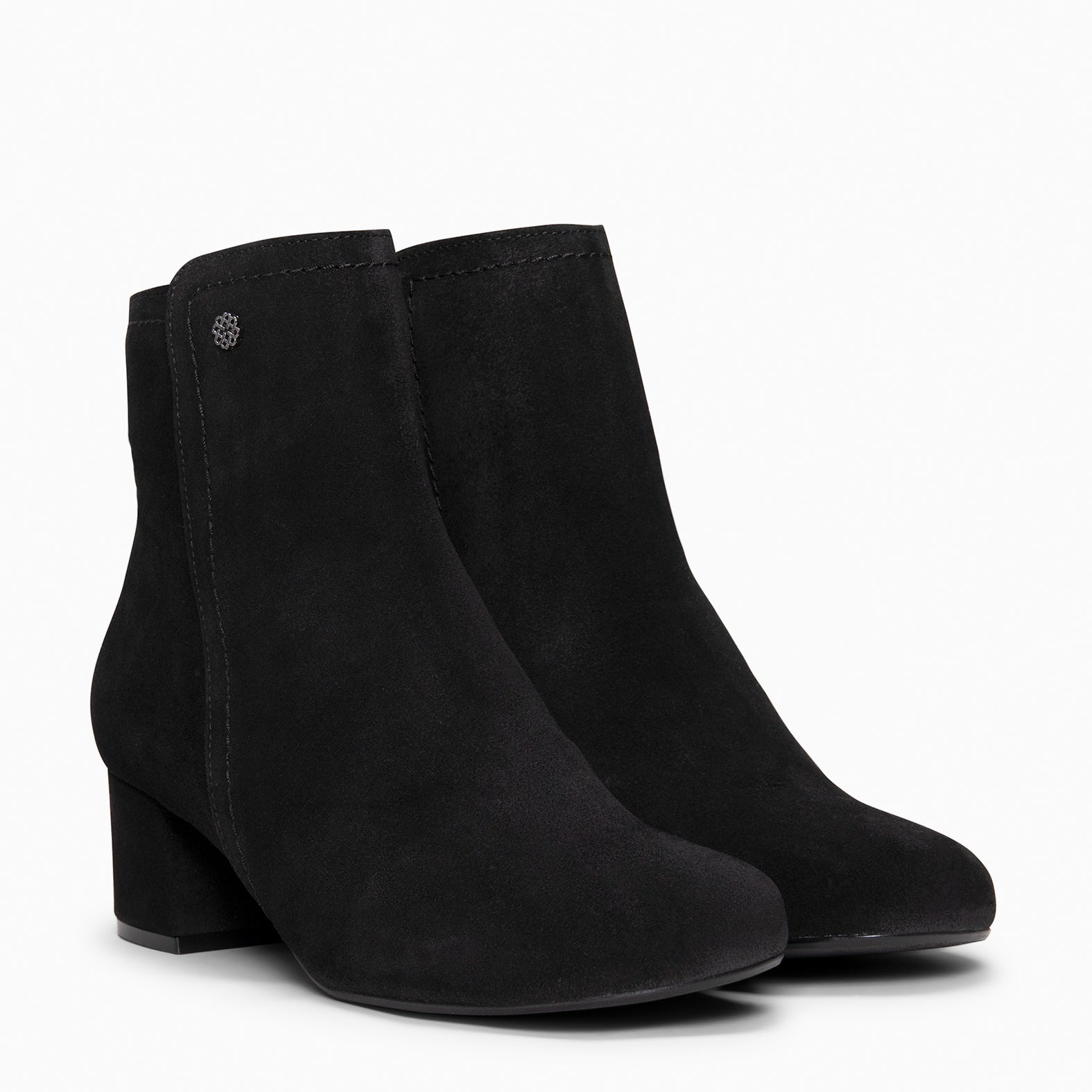 COLMAR - Botines elegantes de piel NEGRO