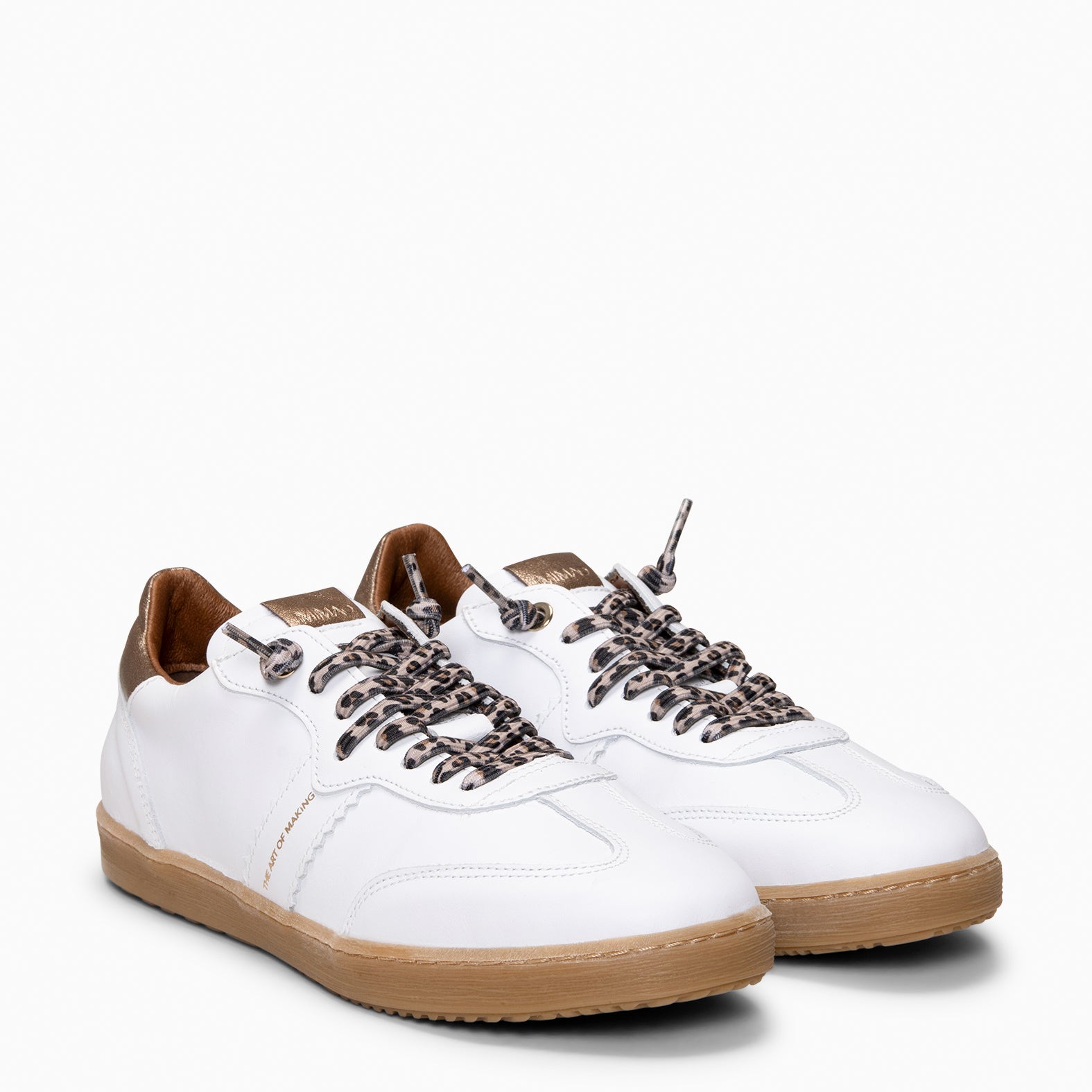 STÜDIO 01 - Deportivos de pana BLANCO LEOPARDO