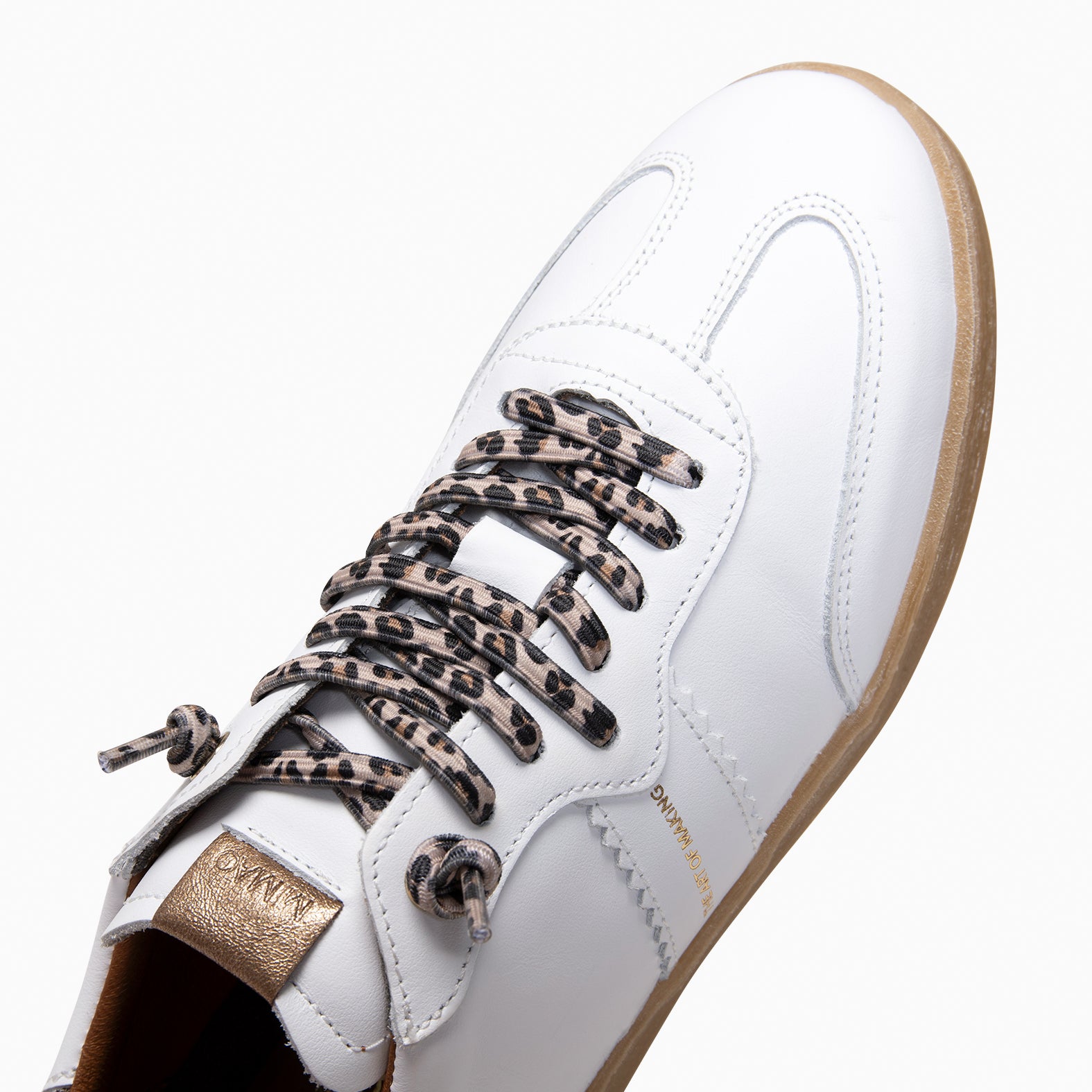 STÜDIO 01 - ANIMAL PRINT Suede sneakers