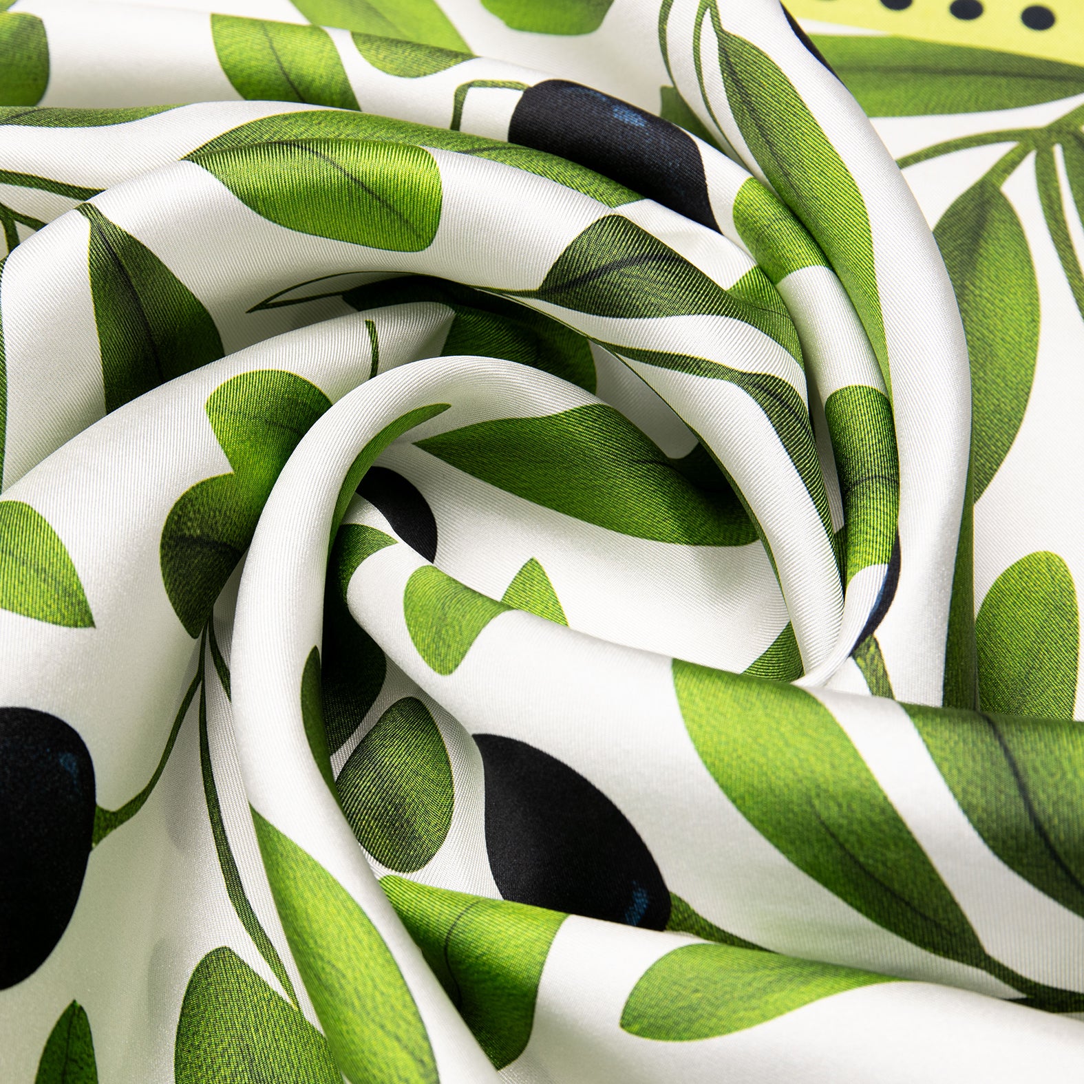 OLIVE - Lenço 100% seda natural