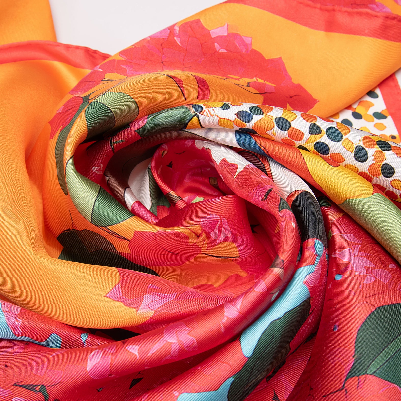 ROSÉ - Lenço 100% seda natural