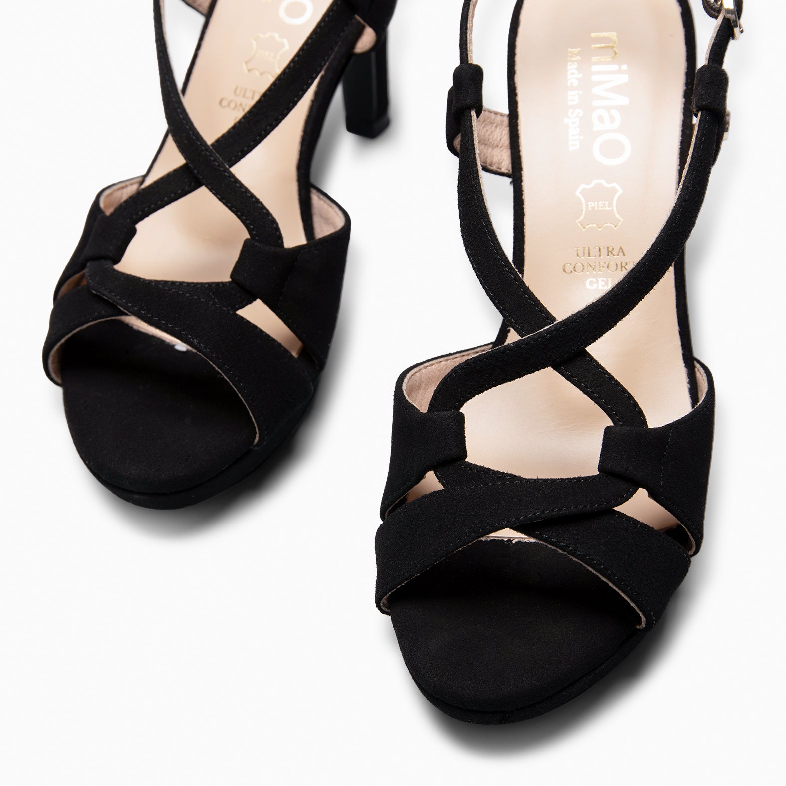 JUDITH - BLACK Heeled sandals