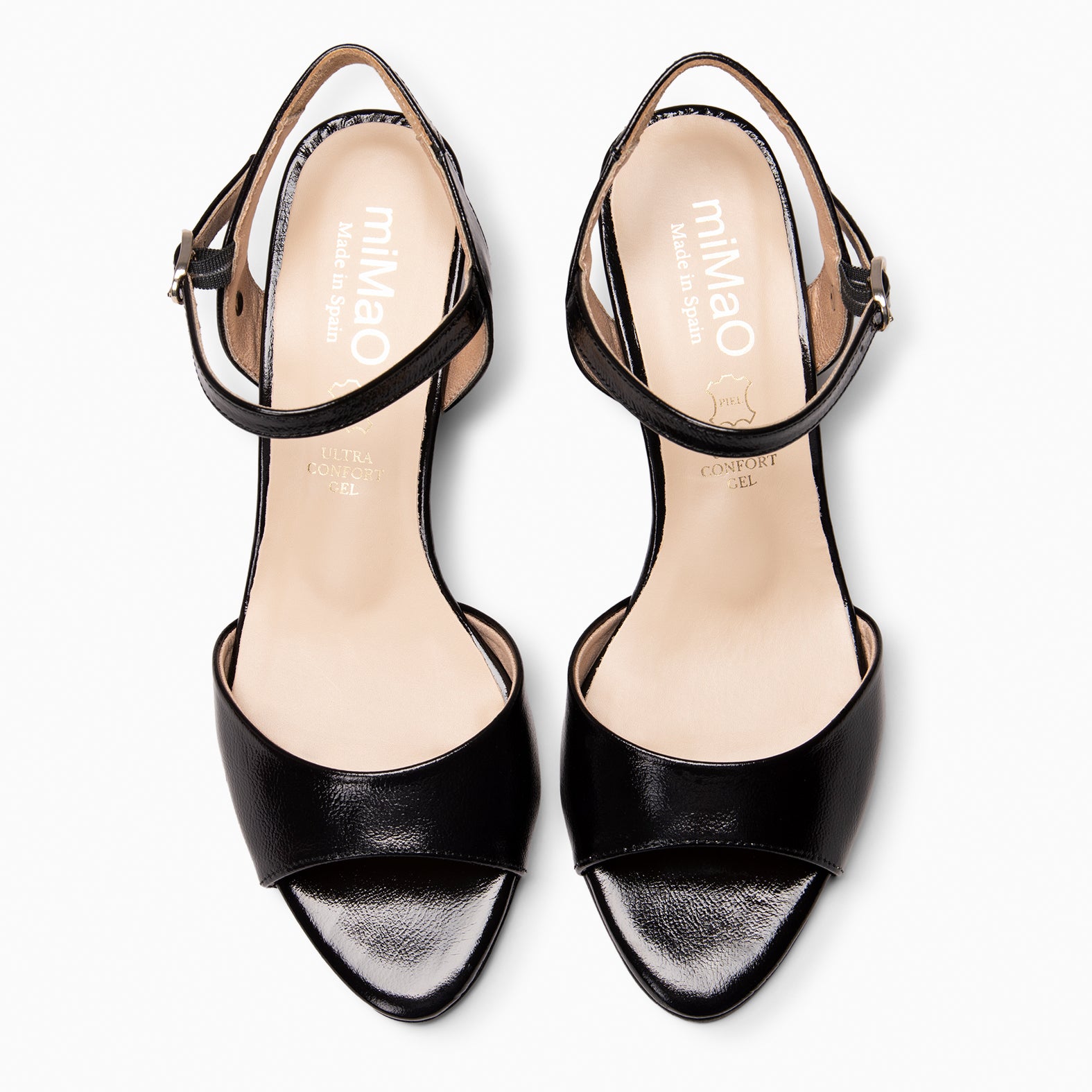 ROSE - Destalonado con tacón kitten NEGRO