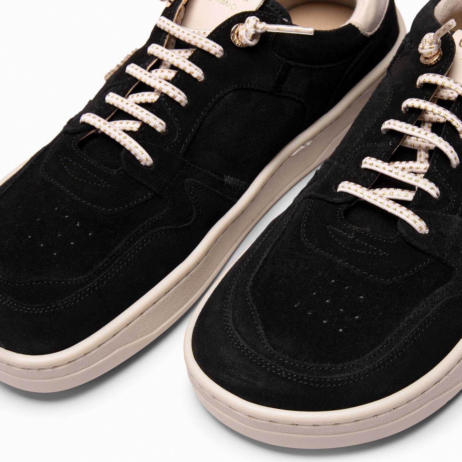 GENIUS - BIEGE and BLACK Baresoft sneaker