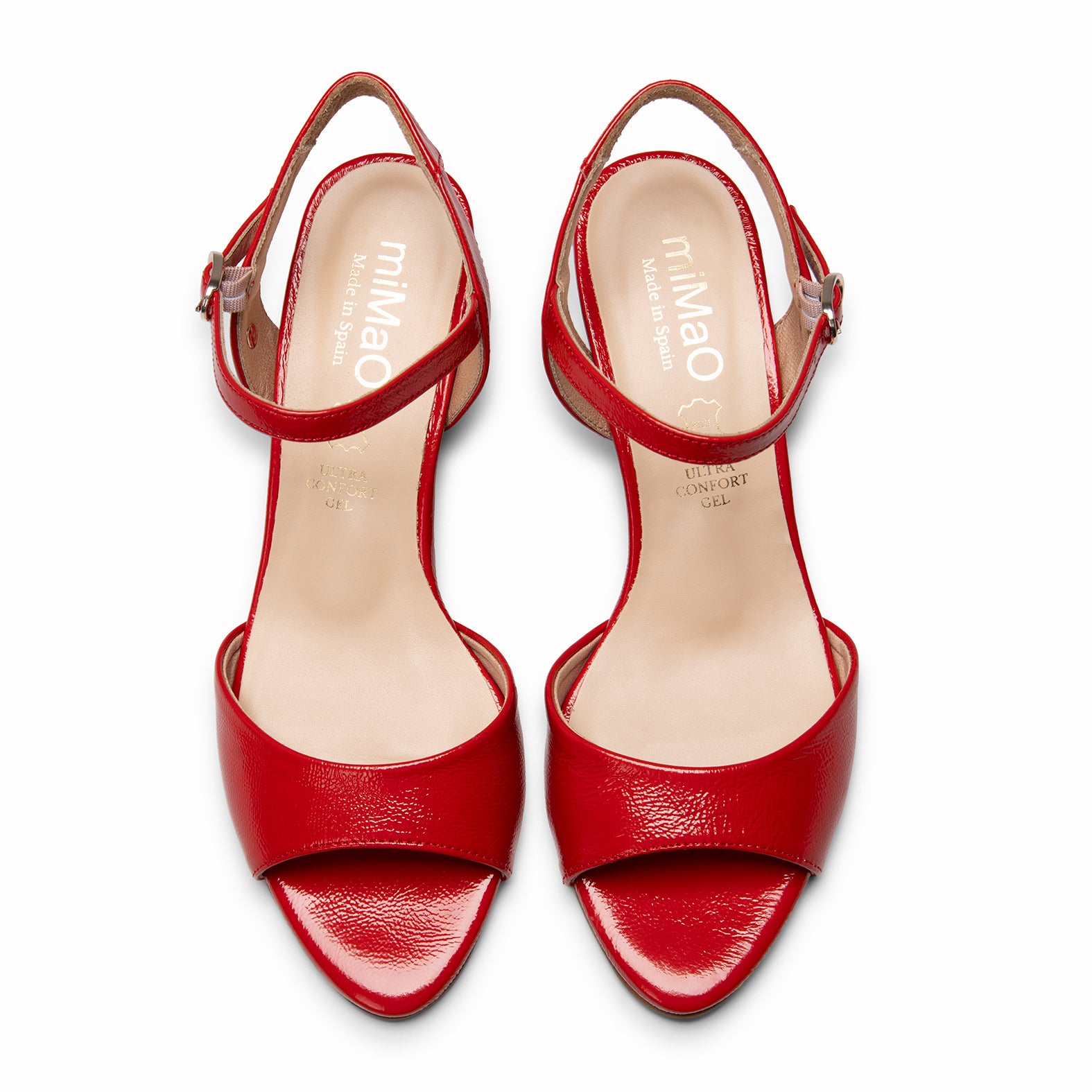 ROSE - Destalonado con tacón kitten ROJO