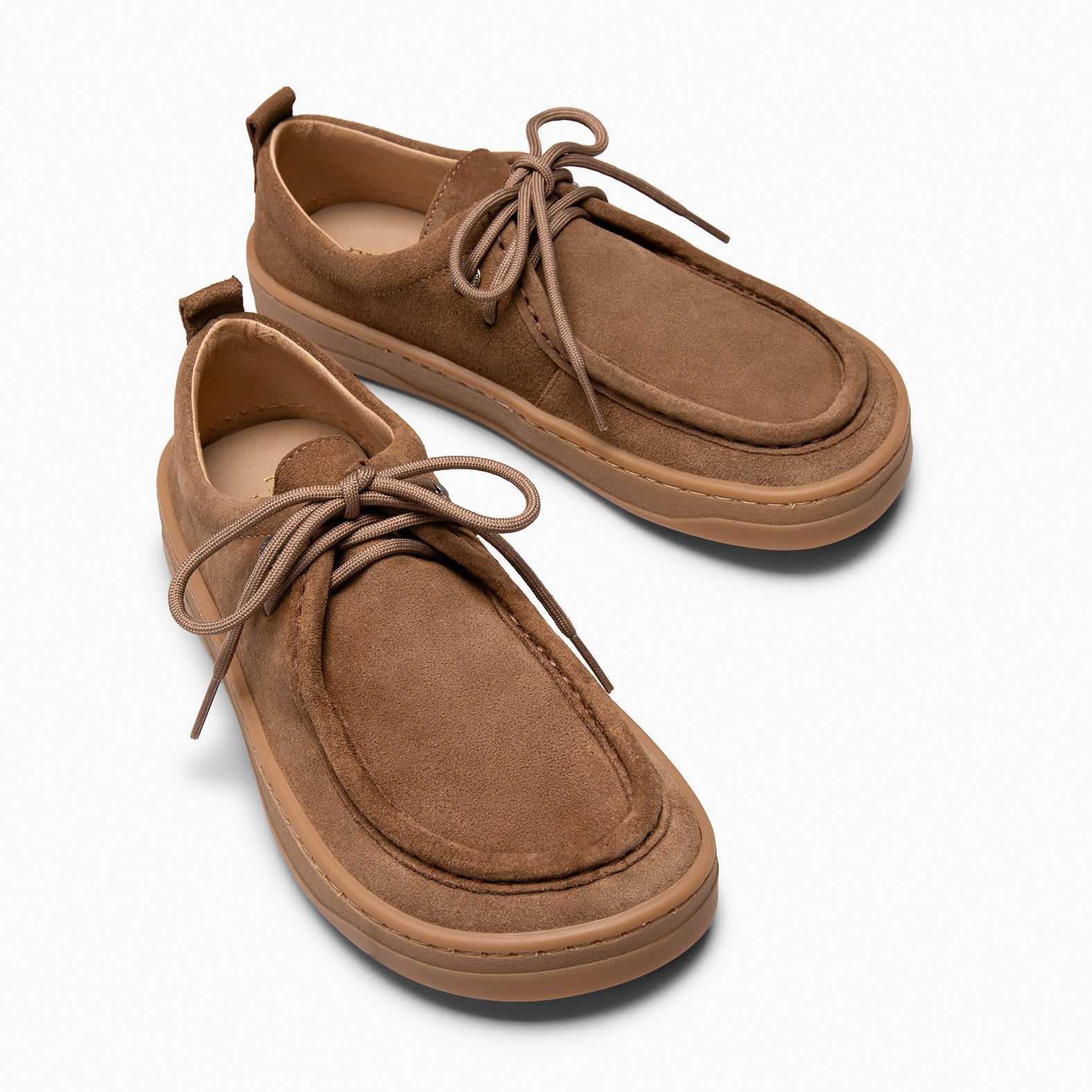 NIMBO - TAUPE Baresoft lace-up loafers