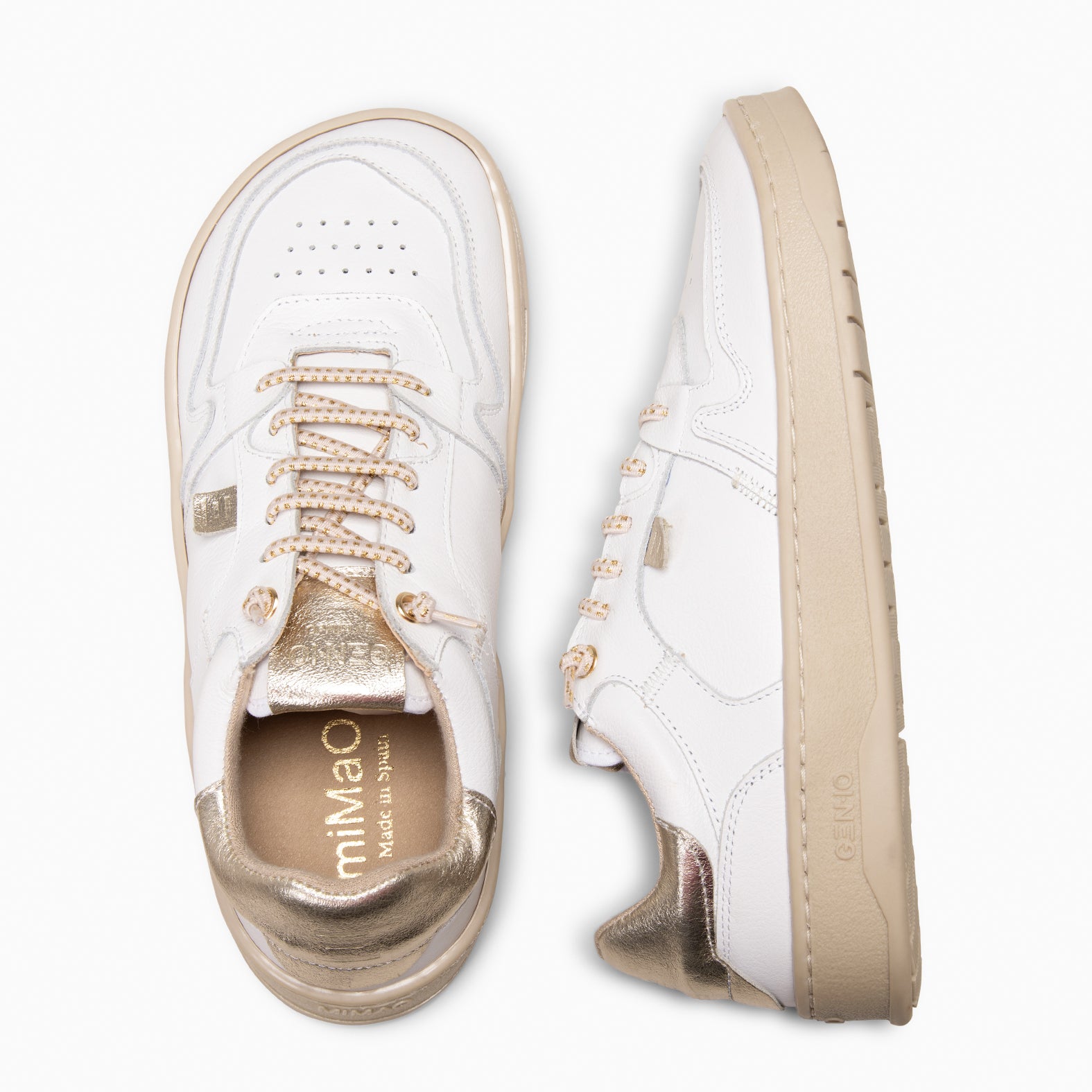 GEN-IO - Zapatillas baresoft BLANCO ORO