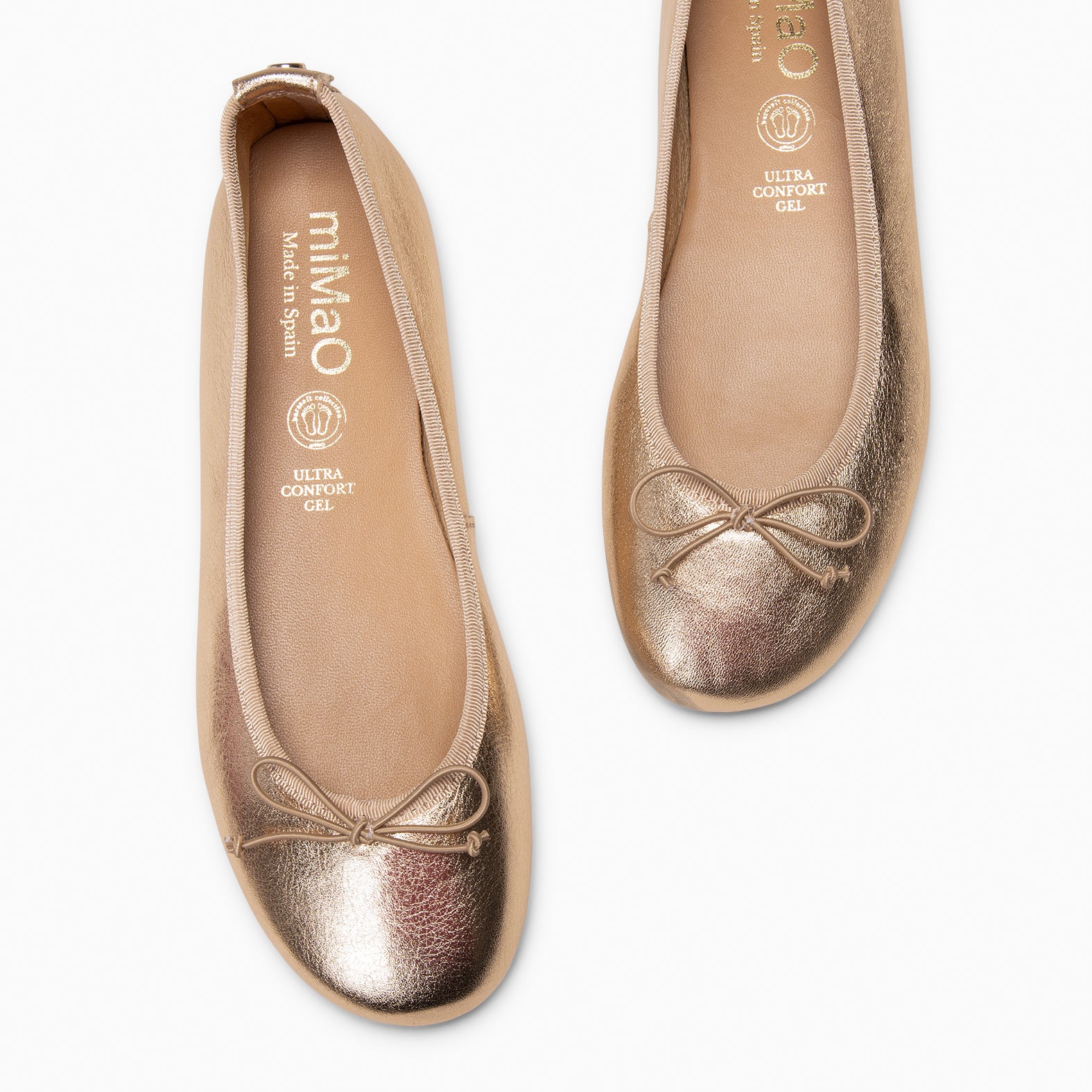 CAMPANILLA - Bailarina baresoft DORADO