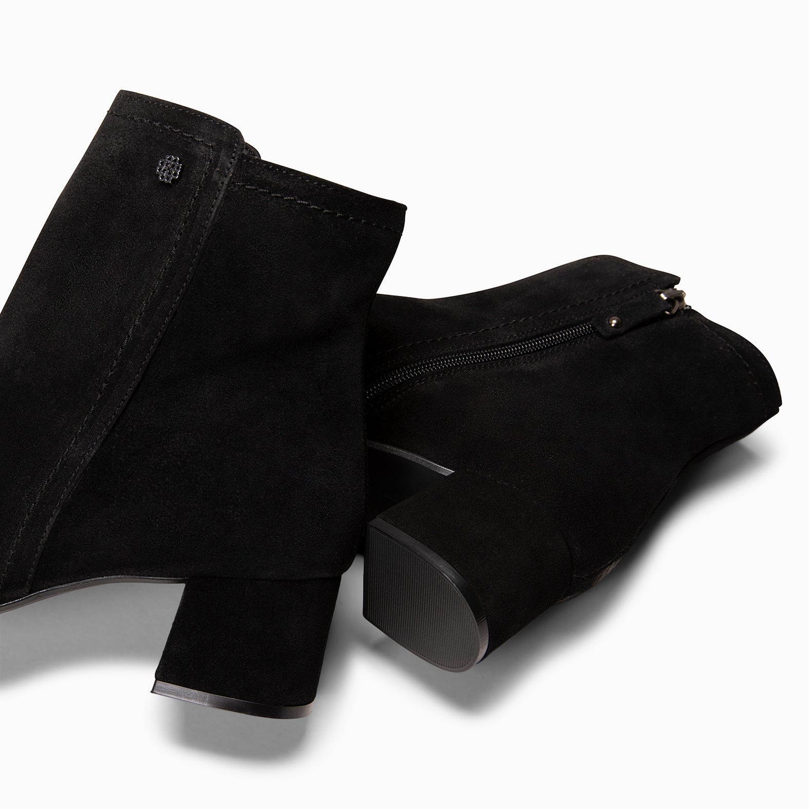 COLMAR - Botines elegantes de piel NEGRO