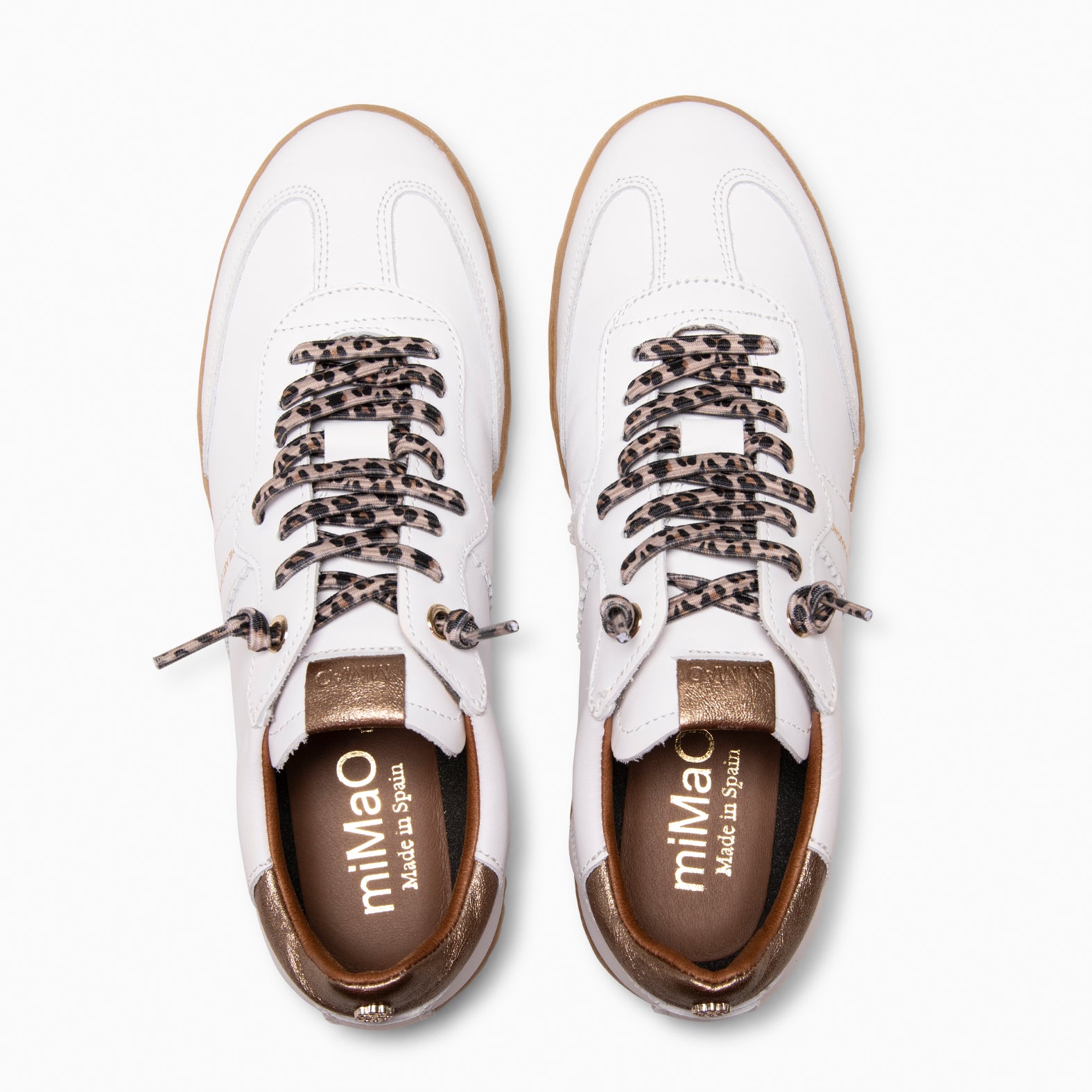 STÜDIO 01 - ANIMAL PRINT Suede sneakers