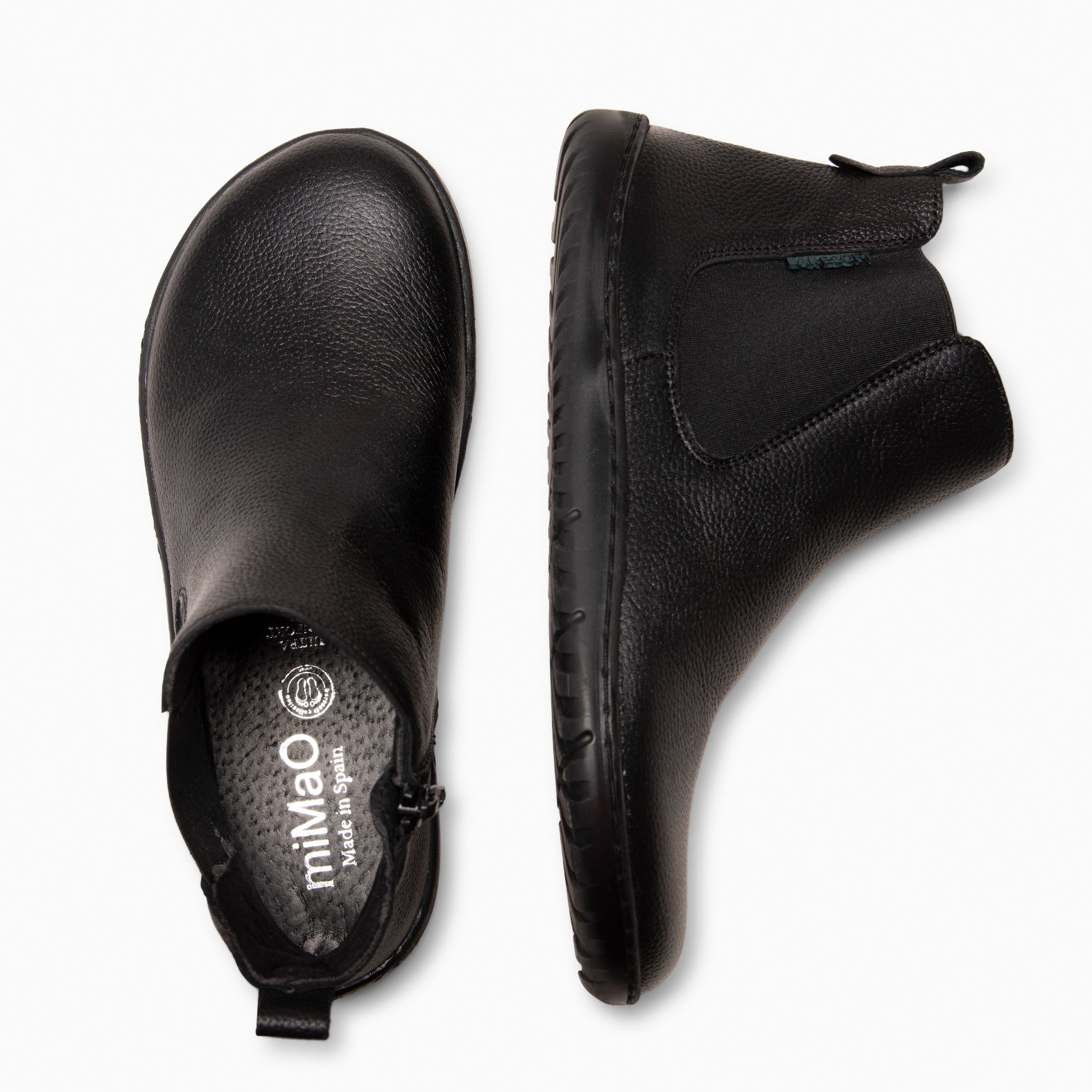 SAND -Botines tipo barefoot con elástico NEGRO